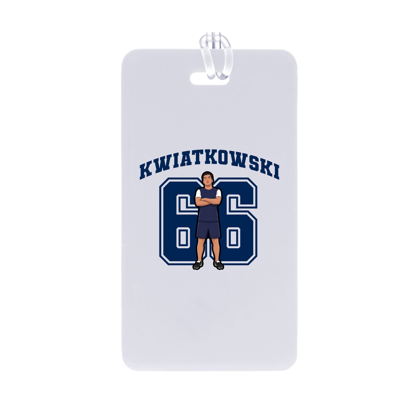Bag Tag — Number in Classic