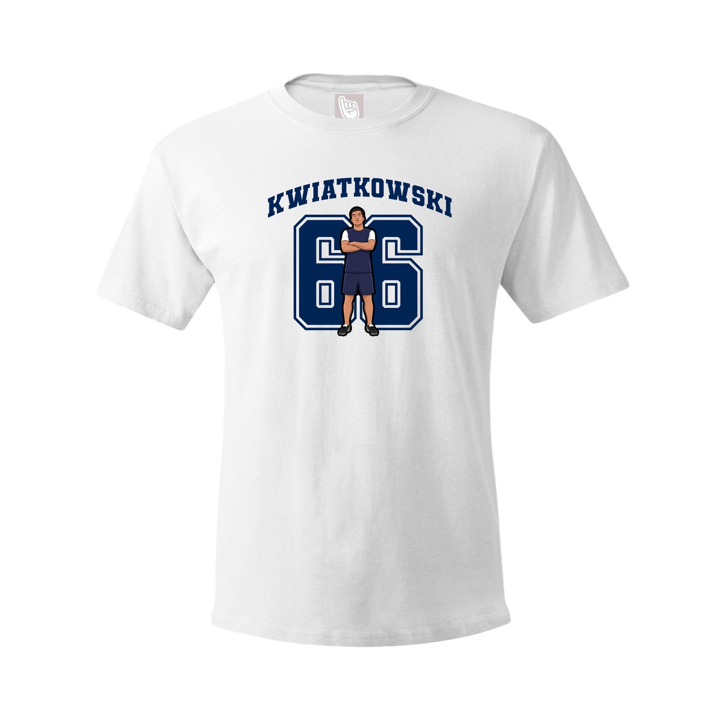 Tee — Number in White