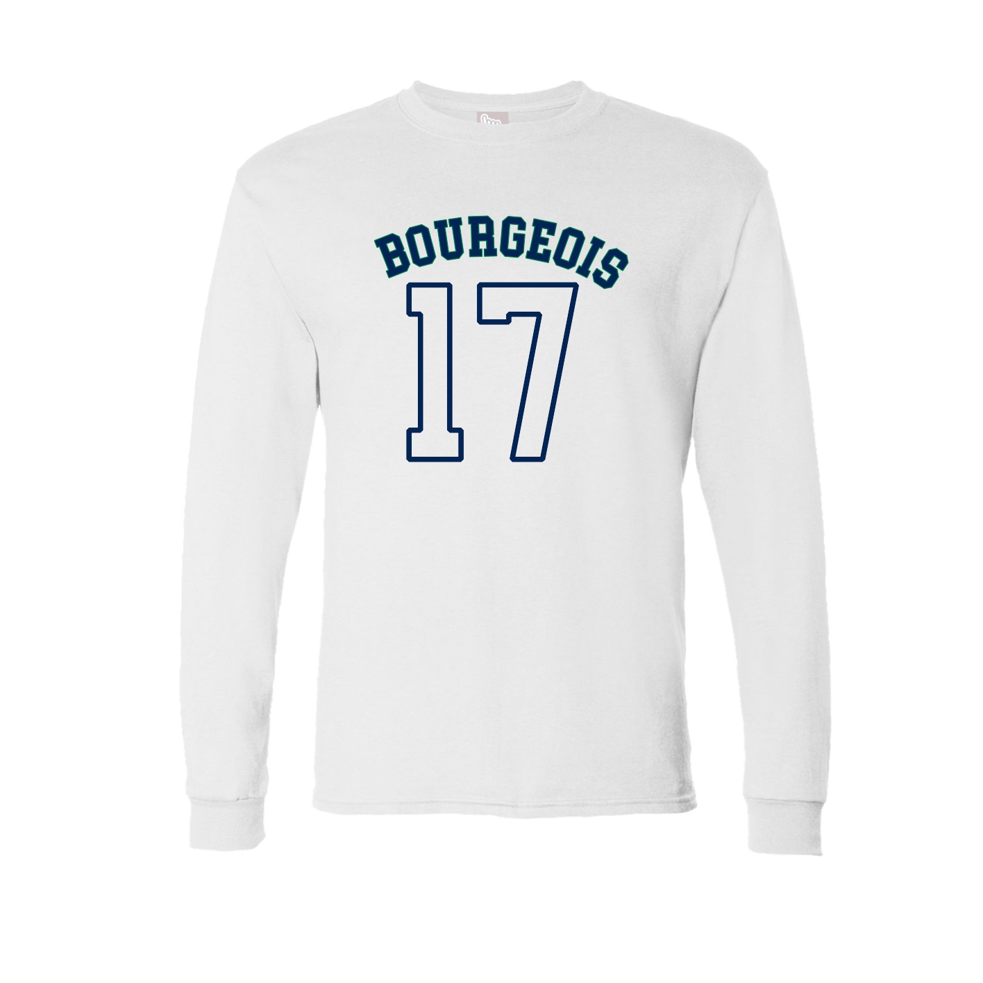 Long Sleeve Tee — Shirsey Arch in White