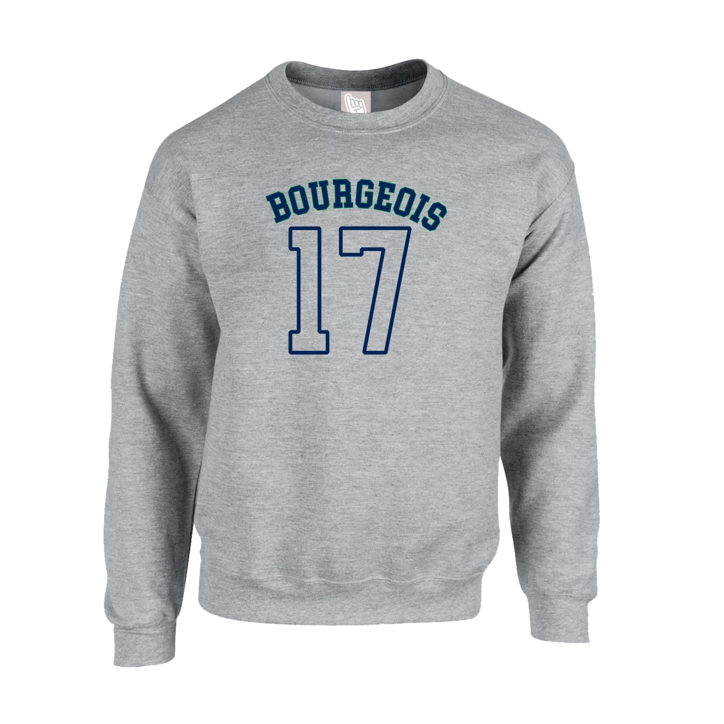 Fleece Crew — Shirsey Arch in Grey