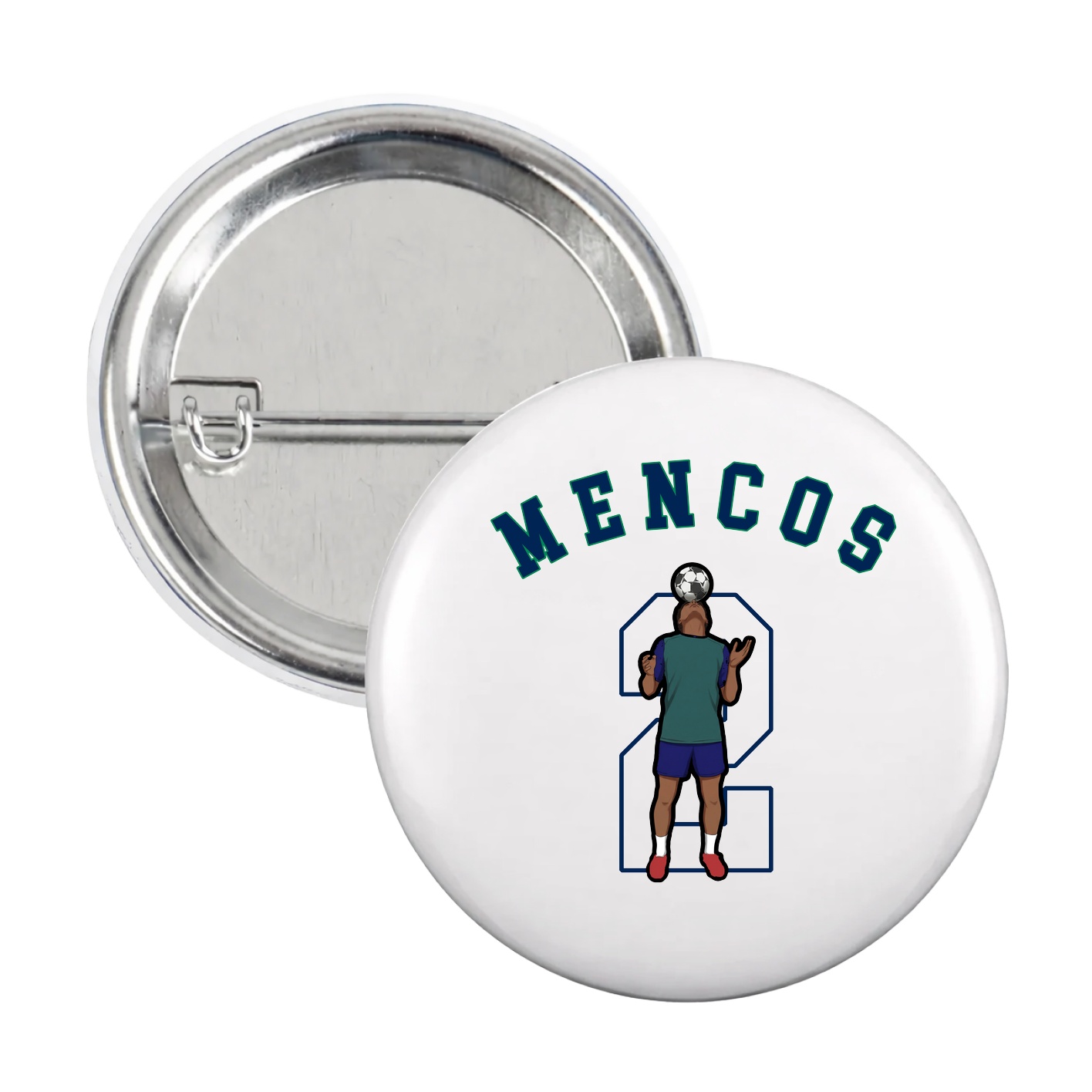 Game Day Button — Shirsey Arch in White