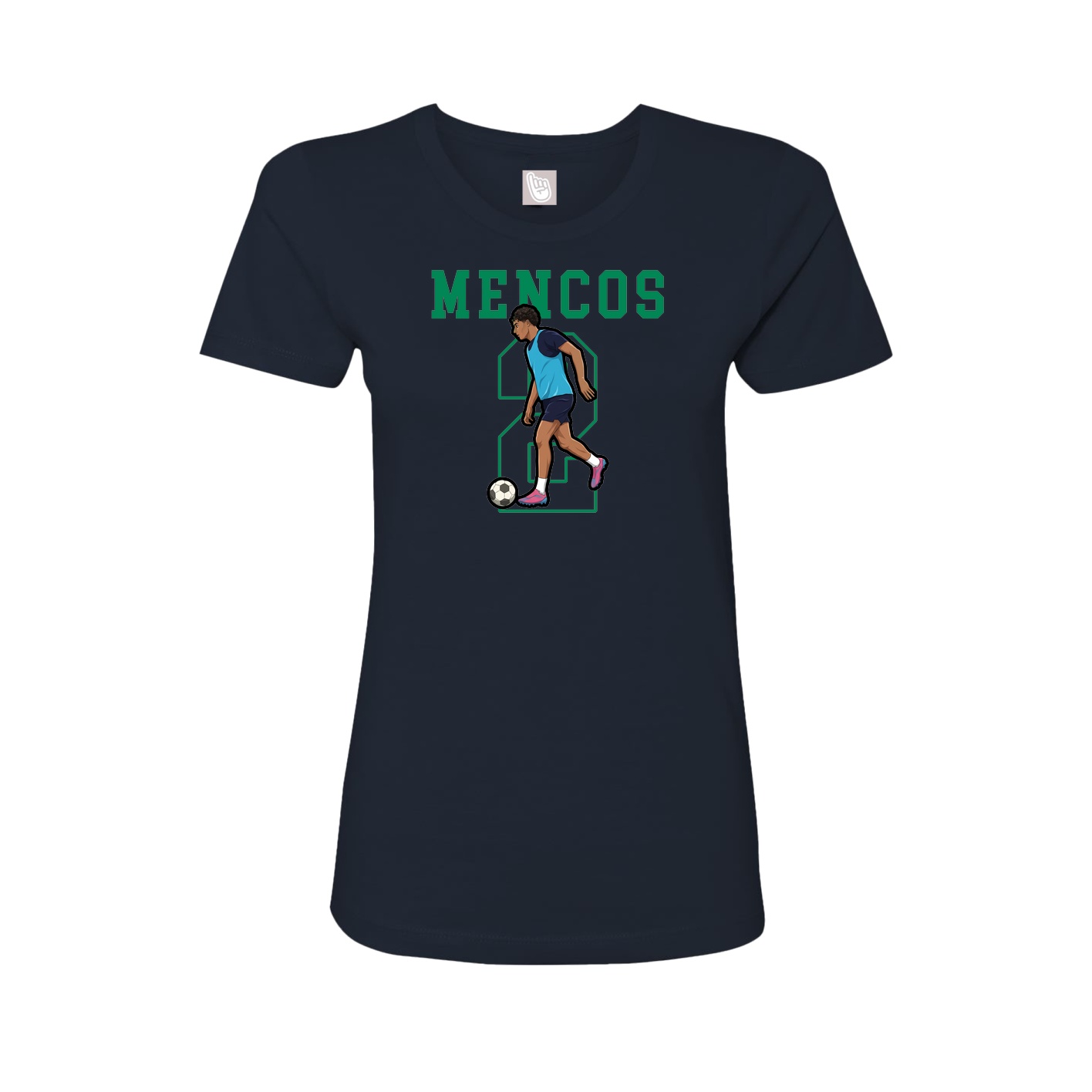 Fitted Women's Tee — Shirsey in Navy