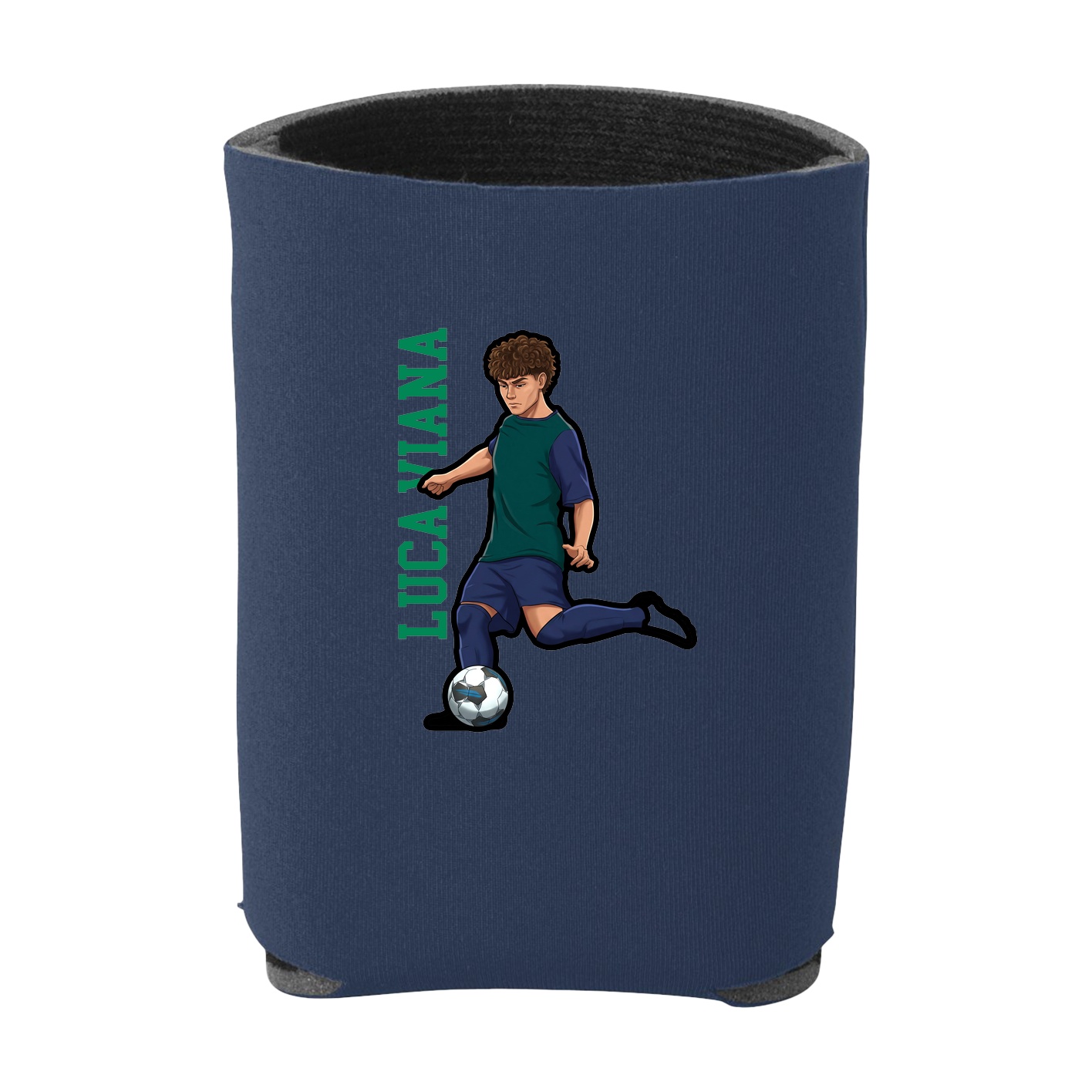 Can Holder — Name Vertical in Navy