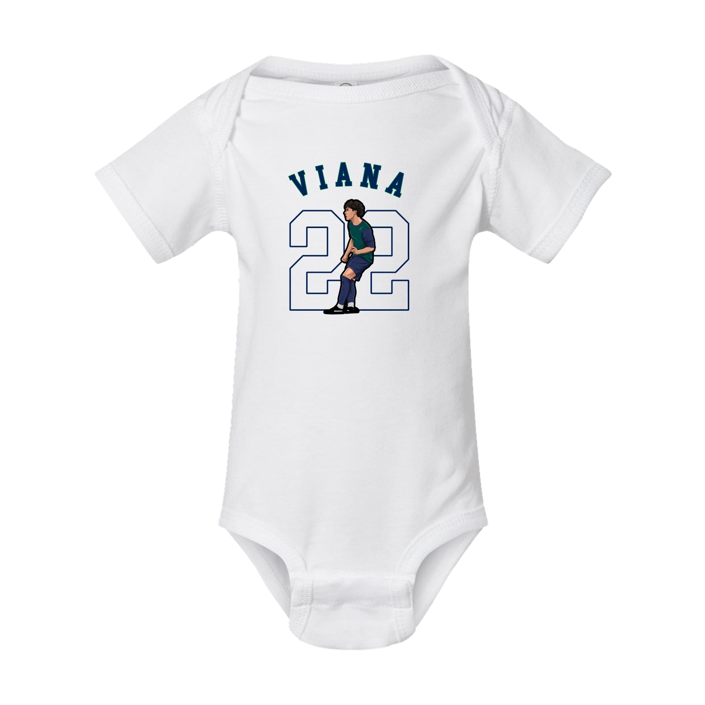 Baby Onesie — Shirsey Arch in White