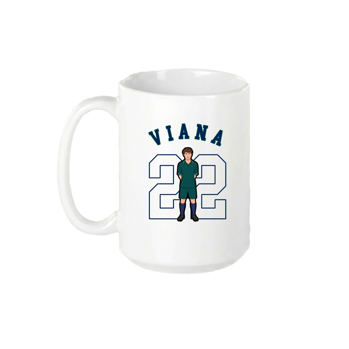 15oz Coffee Mug — Shirsey Arch in White