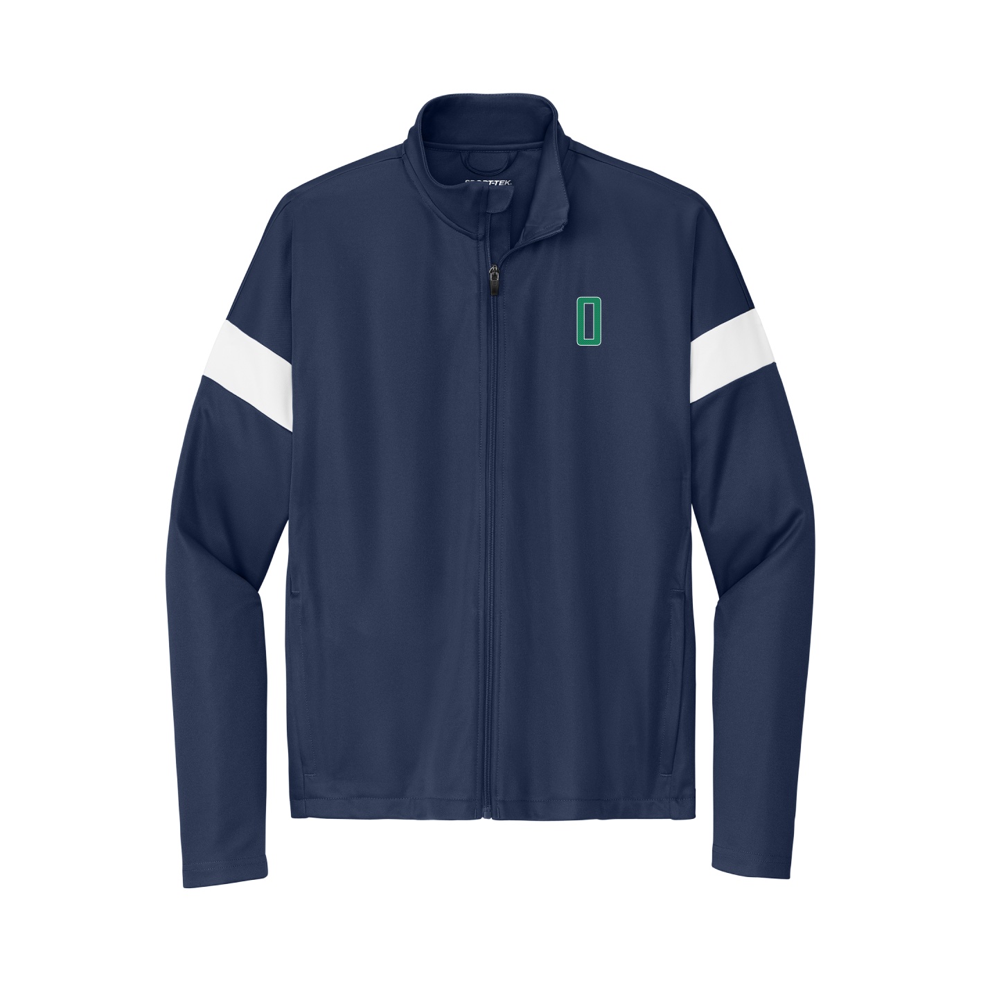 Team Travel Full-Zip Jacket — Front Shirsy in Navy/White