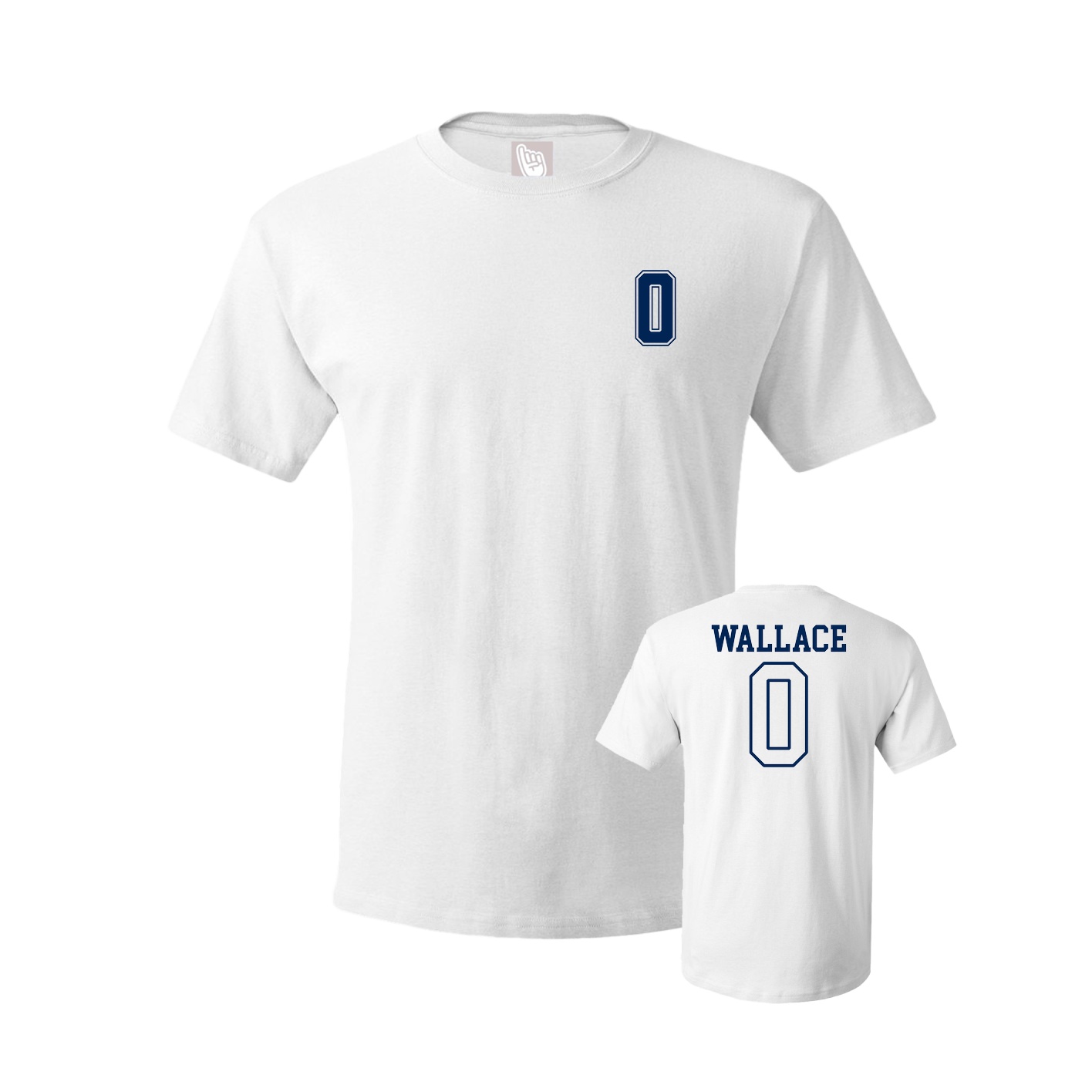 Youth Tee — Chest Back in White