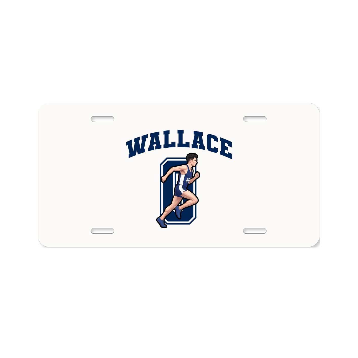 License Plate — Number in Classic