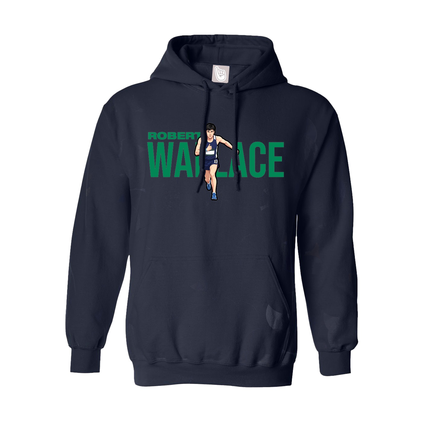 Hoodie — Player Name in Navy