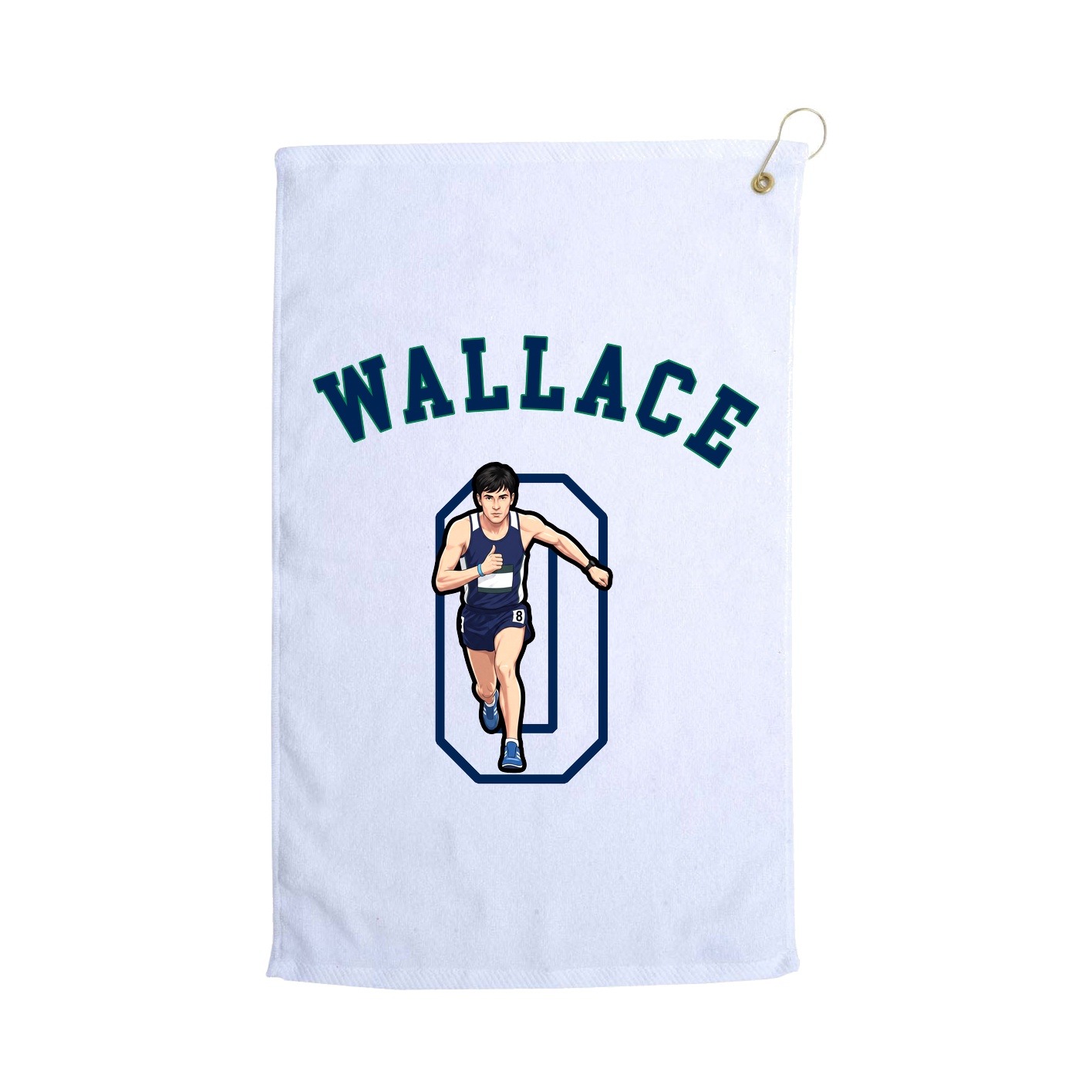 Golf Towel — Shirsey Arch in White
