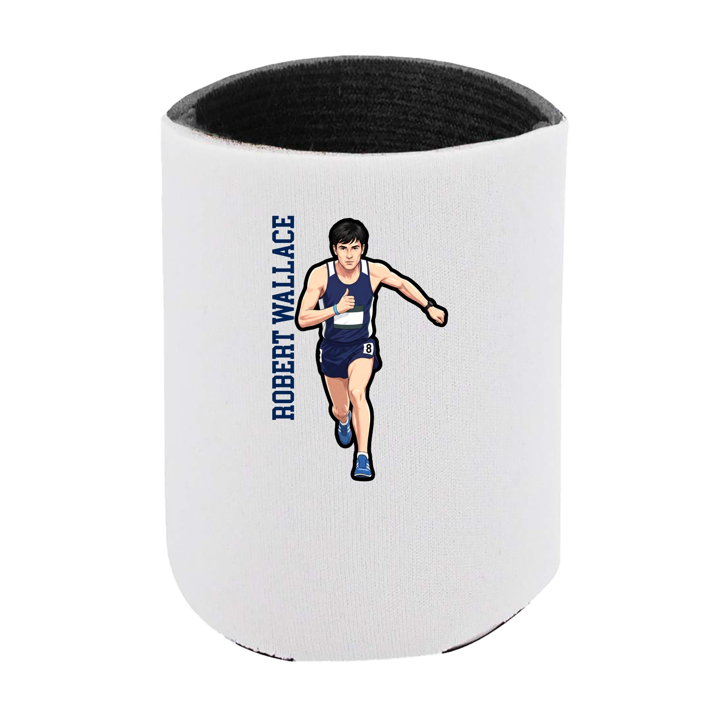 Can Holder — Name Vertical in White