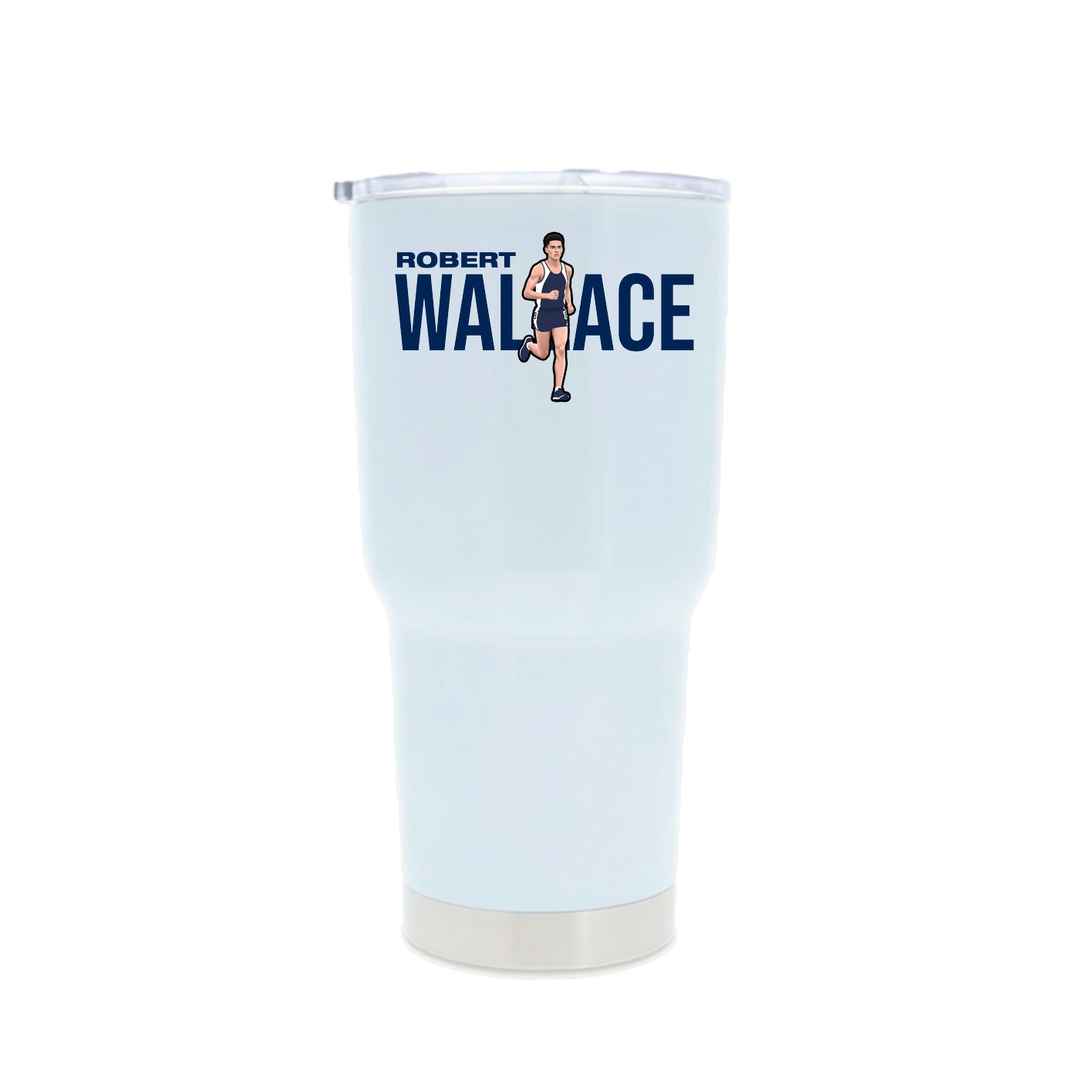 30oz Stainless Steel Tumbler — Player Name in White