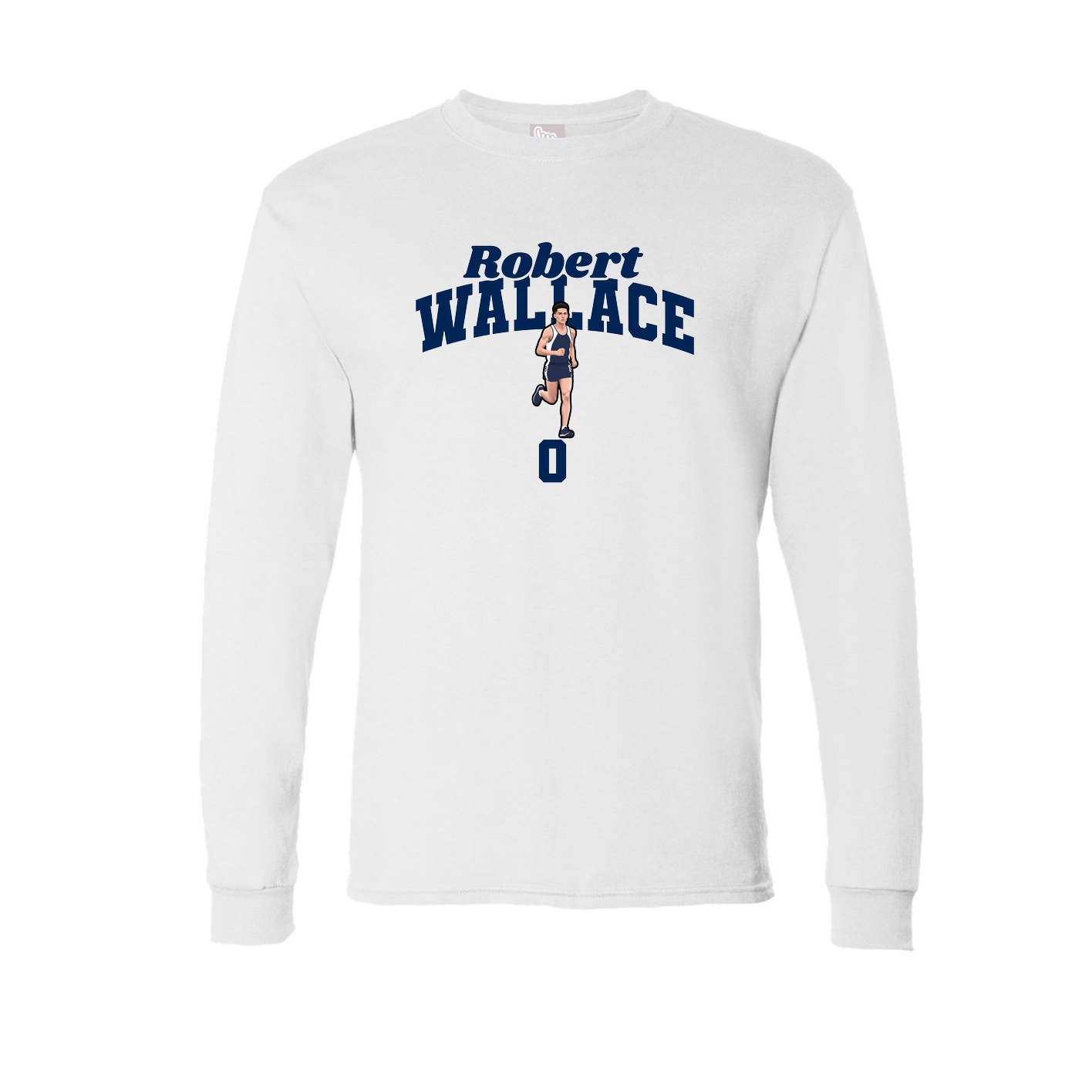 Long Sleeve Tee — Signature Arch in White
