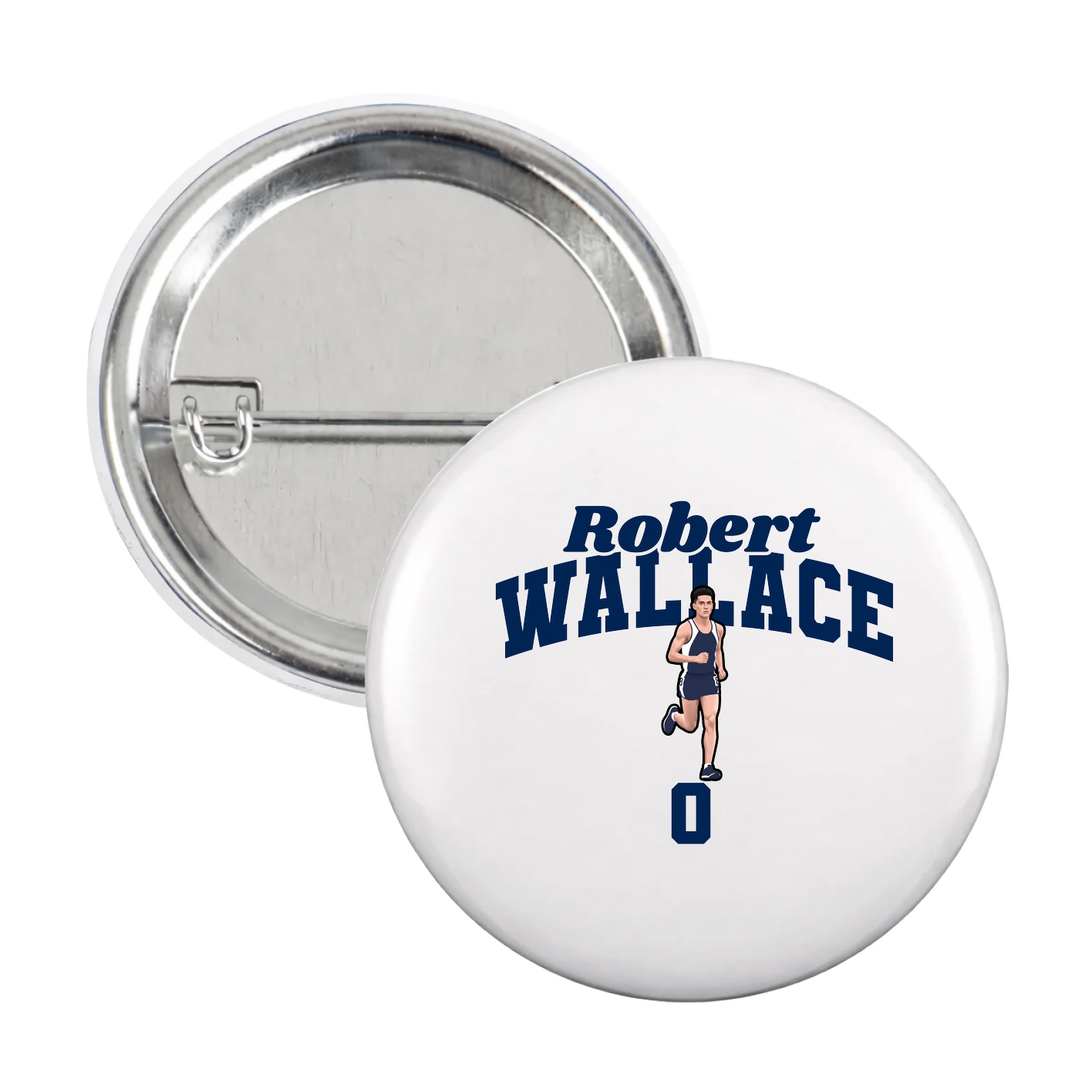 Game Day Button — Signature Arch in White