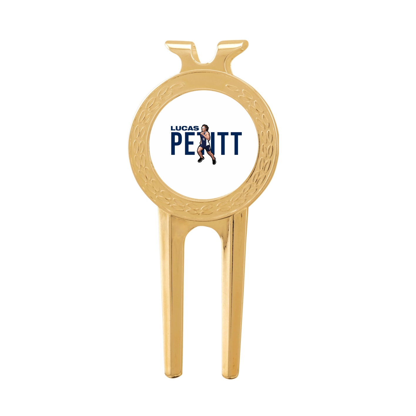Divot Tool with Ball Marker — Player Name in Classic