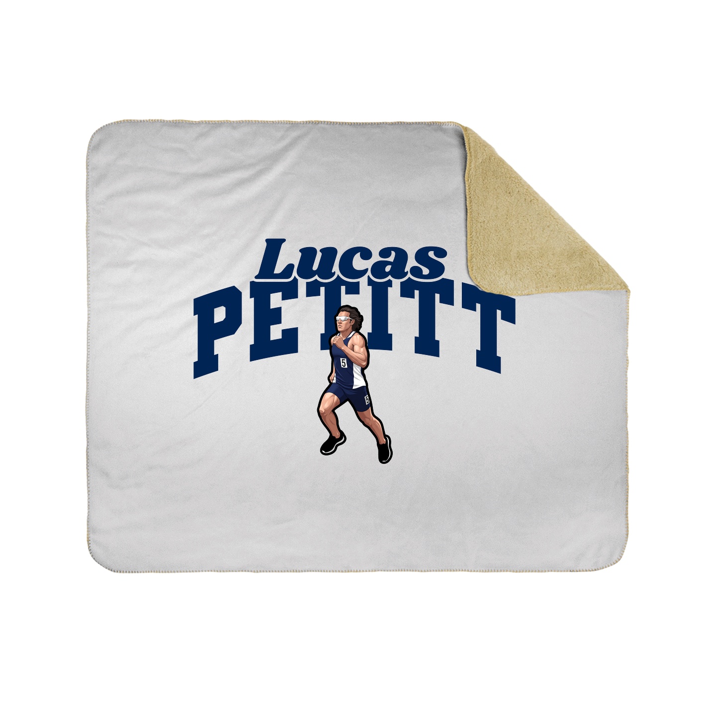 Throw Blanket — Signature Arch in White