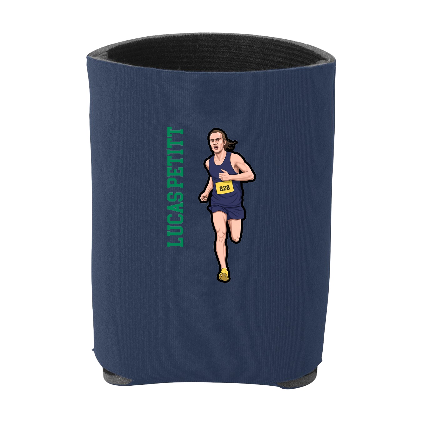 Can Holder — Name Vertical in Navy