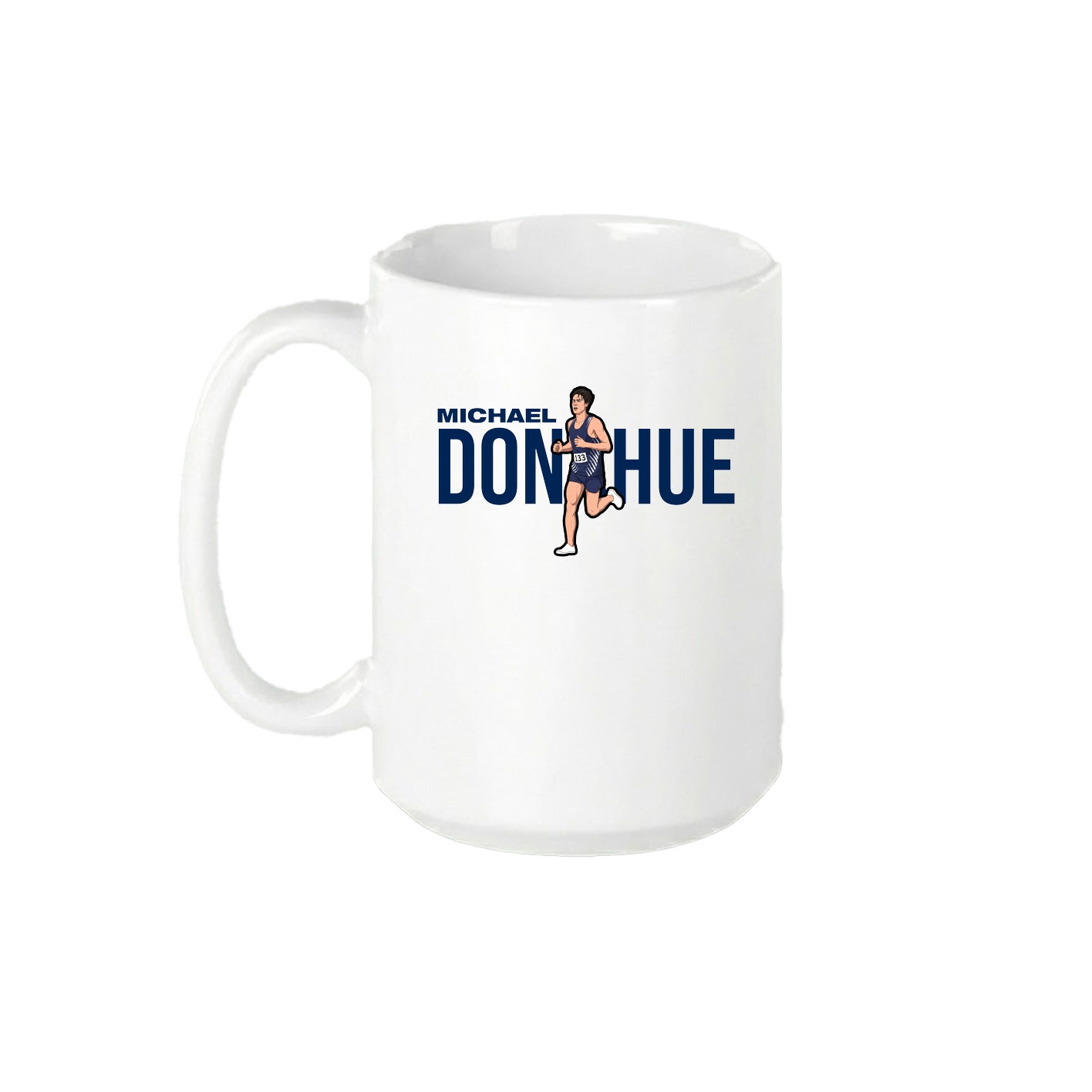 15oz Coffee Mug — Player Name in White