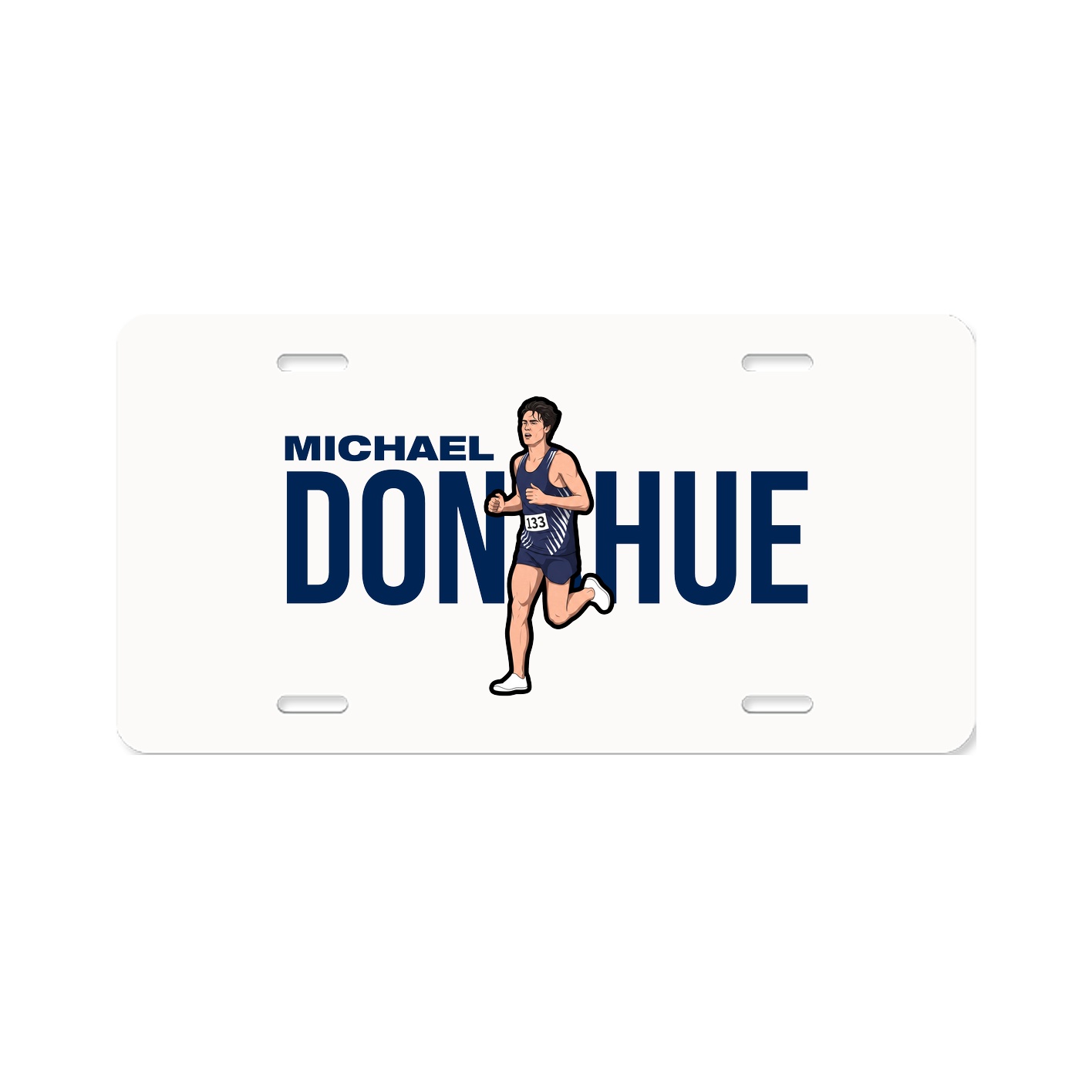 License Plate — Player Name in Classic