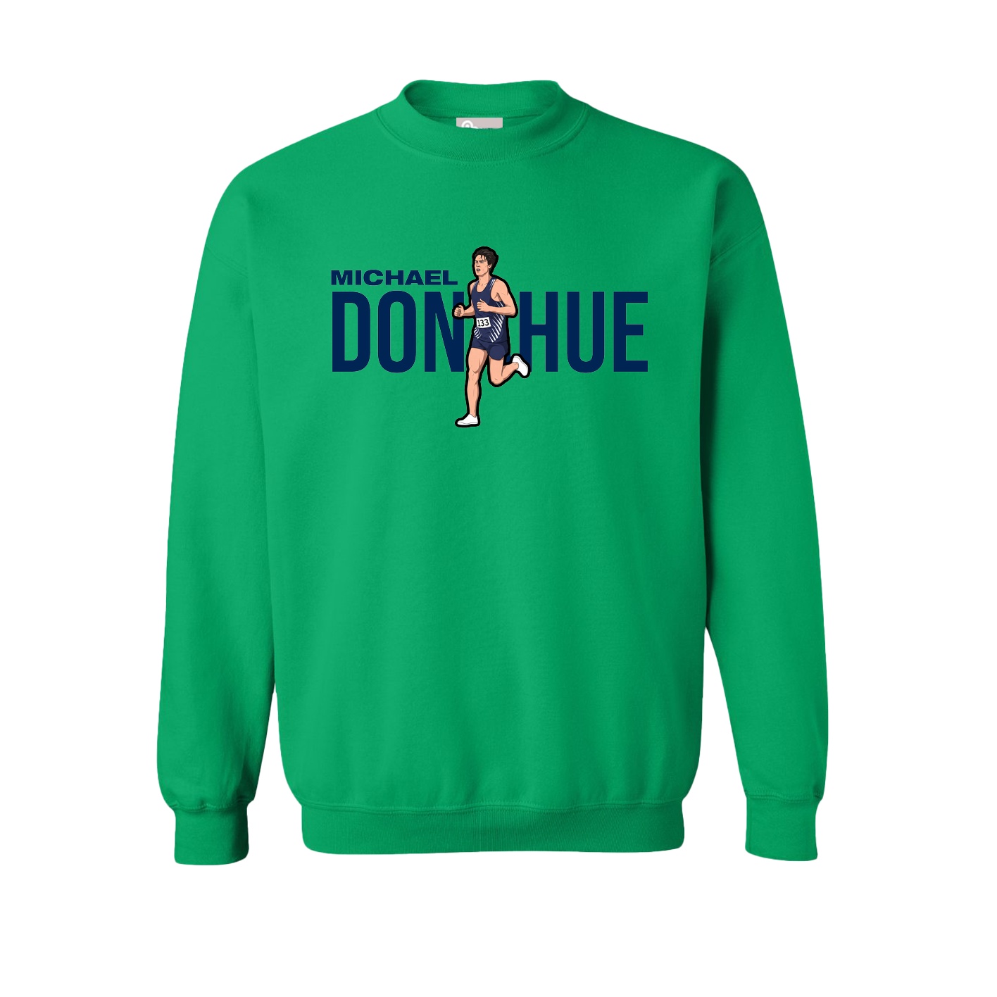 Fleece Crew — Player Name in Green