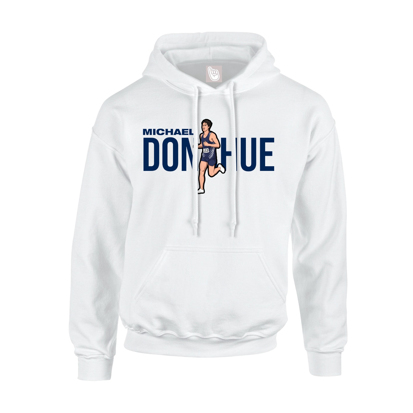 Youth Hoodie — Player Name in White