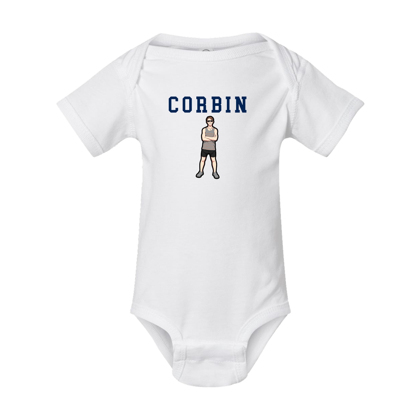 Baby Onesie — Shirsey in White