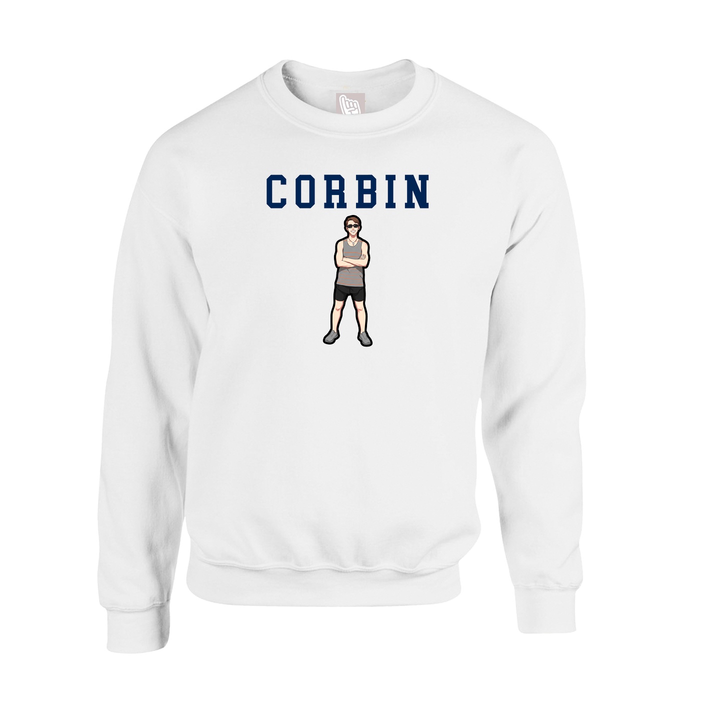 Fleece Crew — Shirsey in White