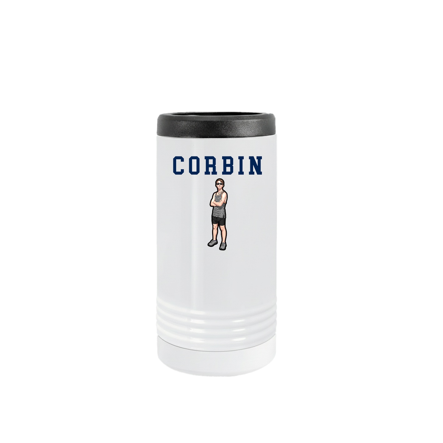 Slim Beverage Holder — Shirsey in White