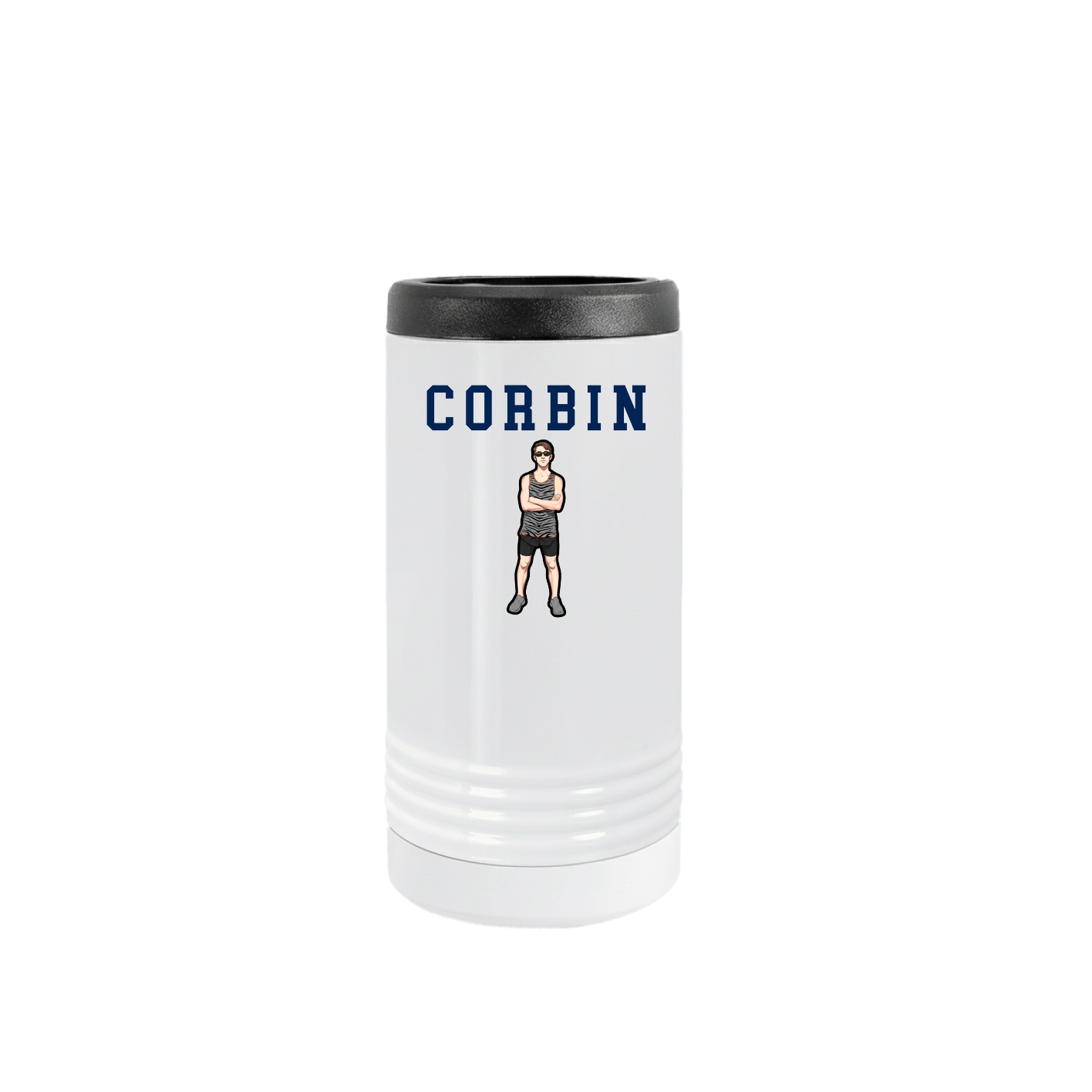 Slim Beverage Holder — Shirsey in White