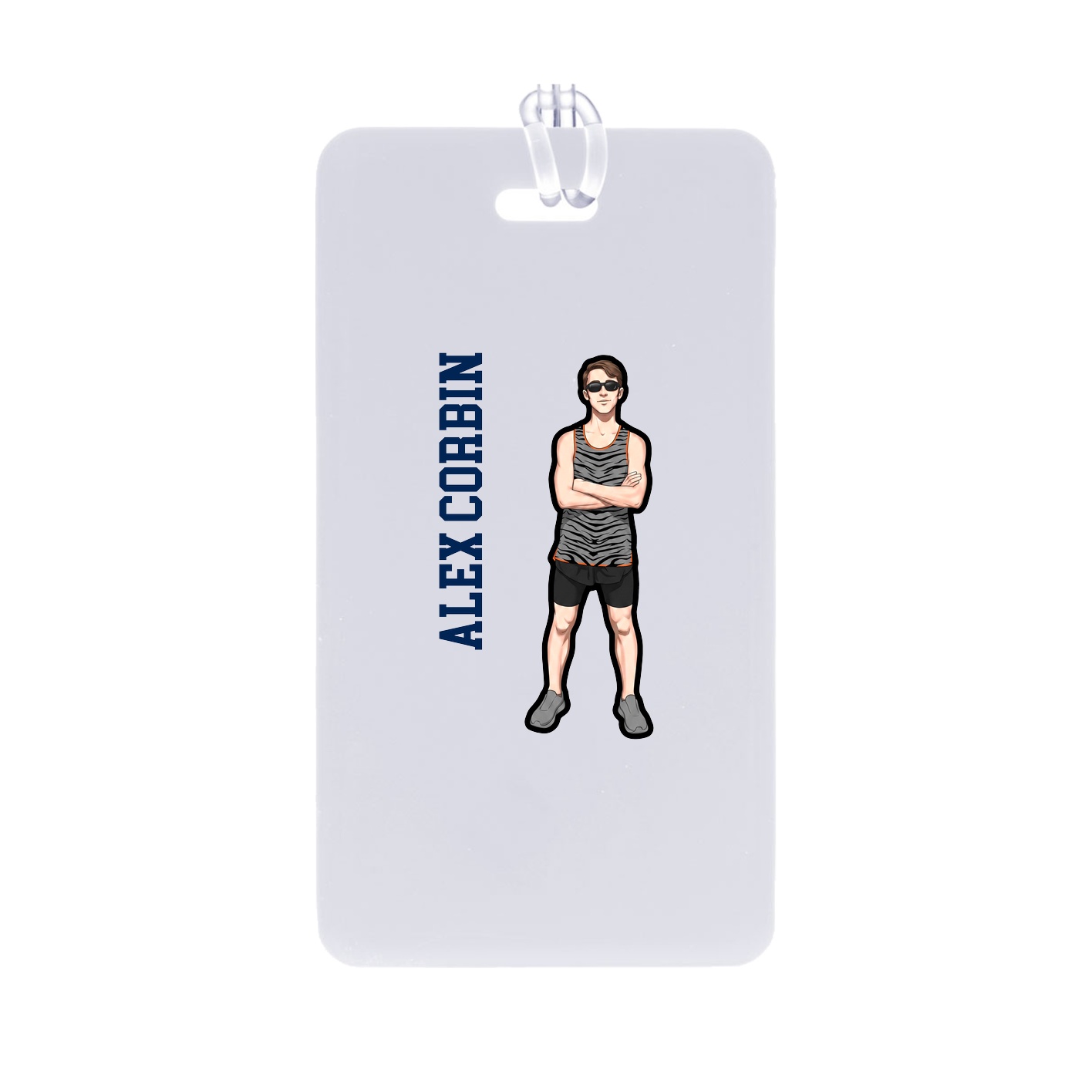 Bag Tag — Name Vertical in Classic