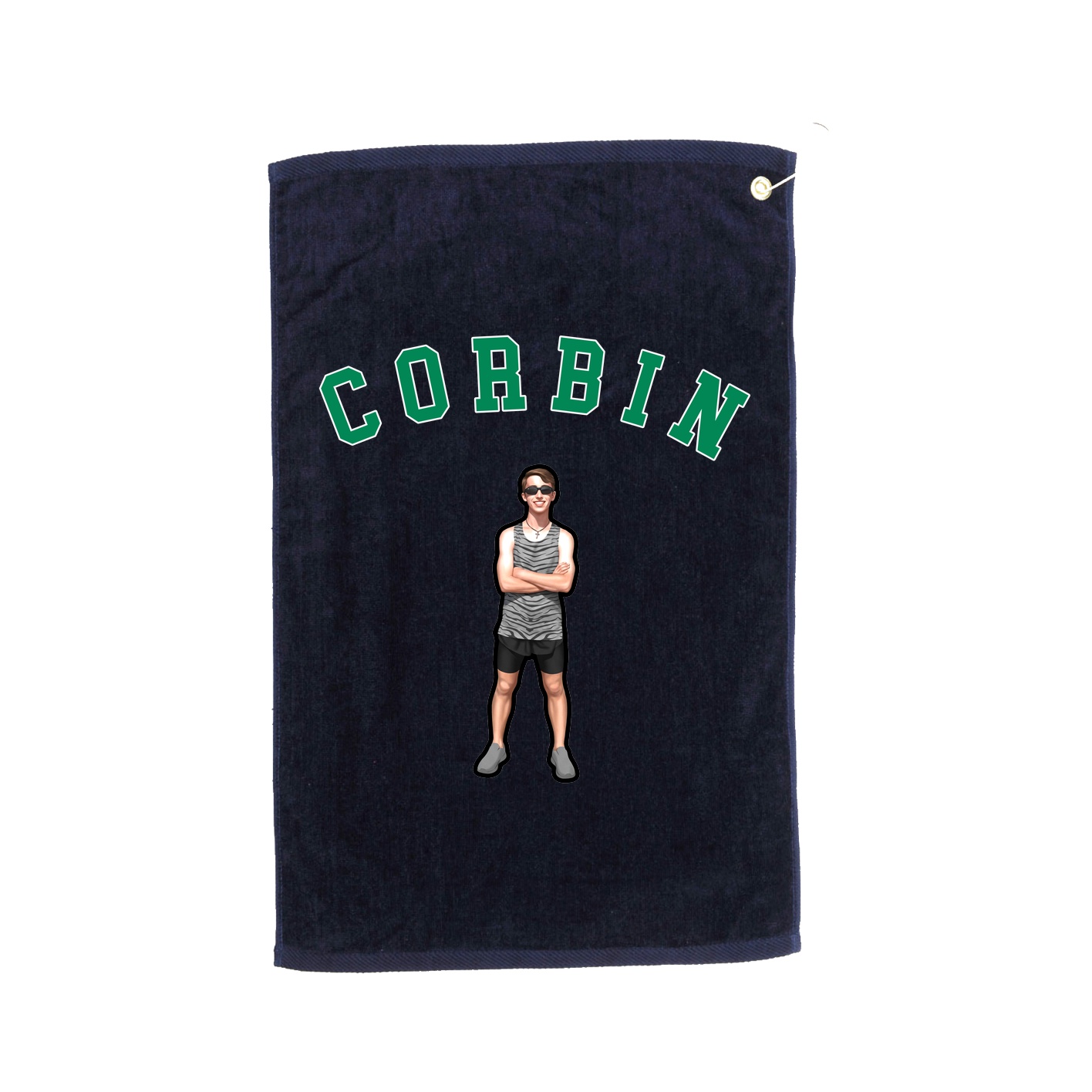 Golf Towel — Shirsey Arch in Navy