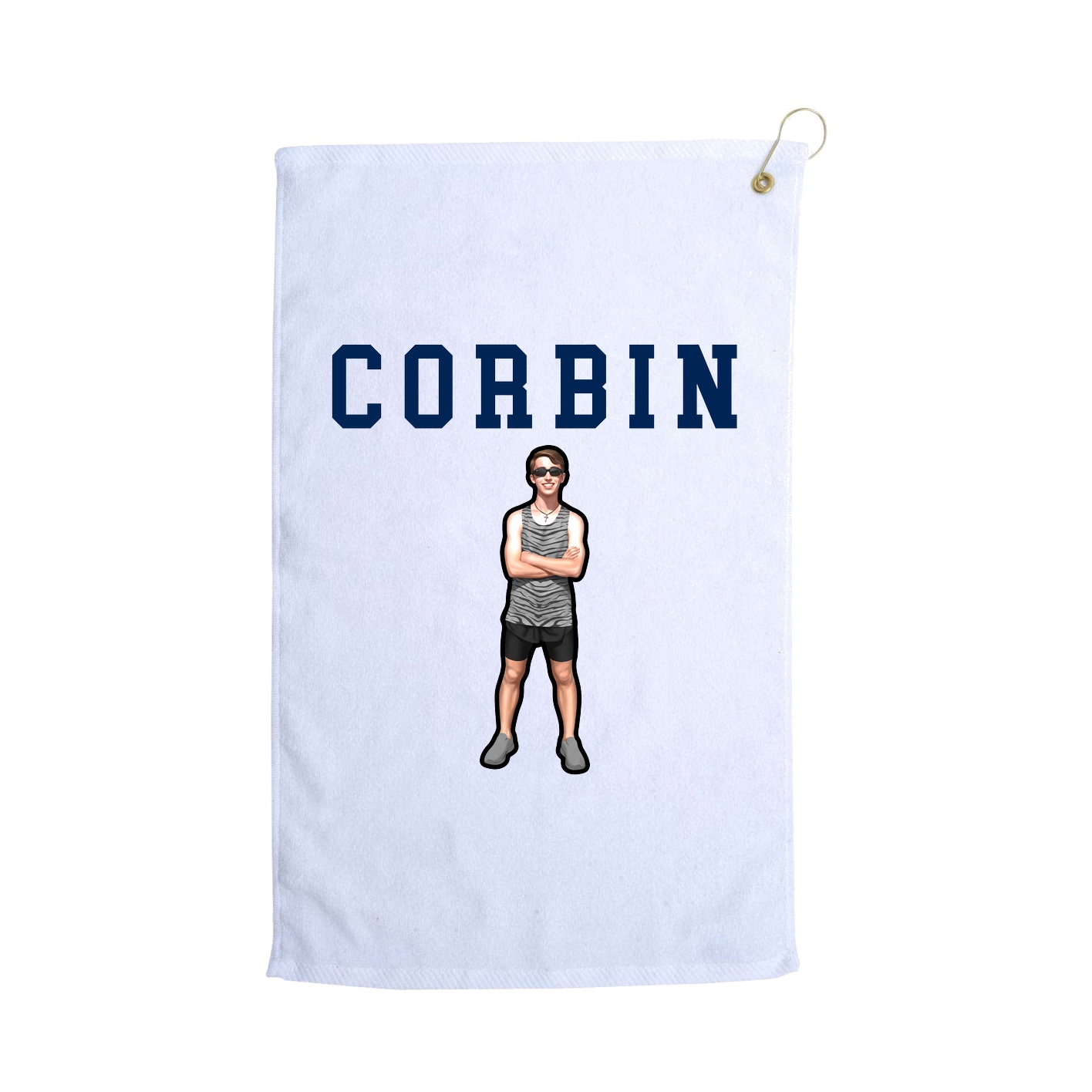Golf Towel — Shirsey in White