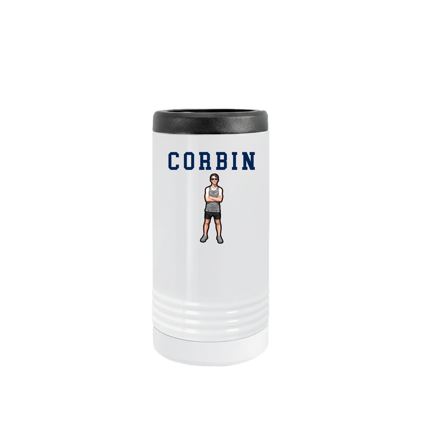 Slim Beverage Holder — Shirsey in White