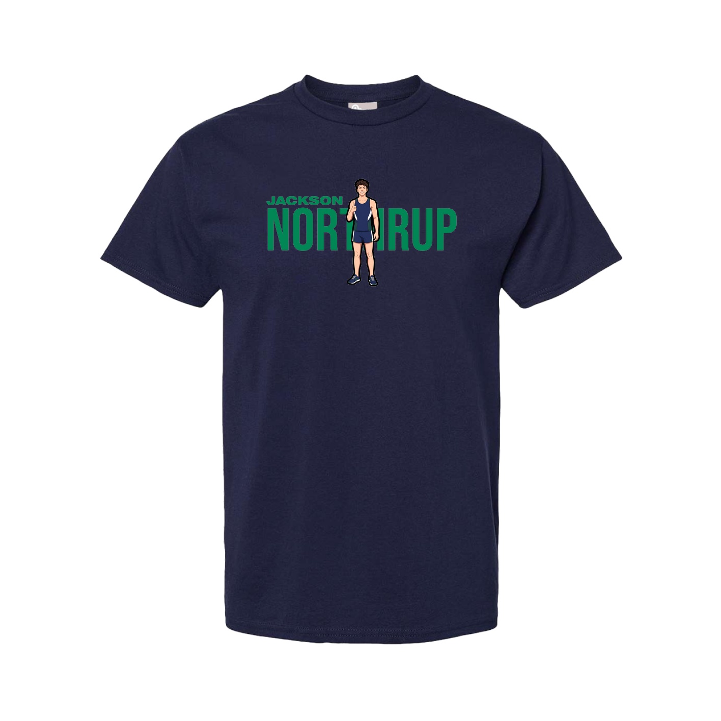 Tee — Player Name in Navy