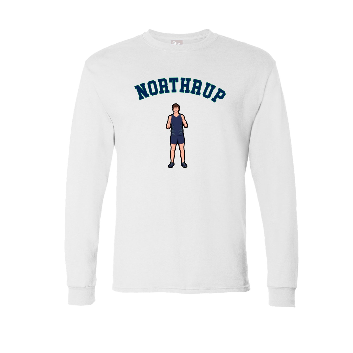 Long Sleeve Tee — Shirsey Arch in White