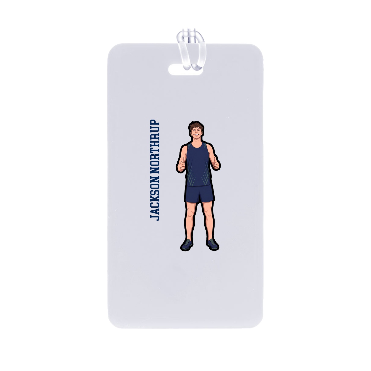 Bag Tag — Name Vertical in Classic