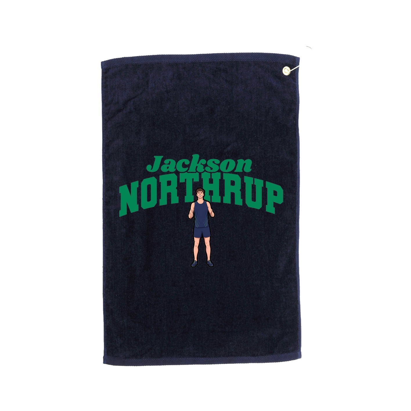 Golf Towel — Signature Arch in Navy