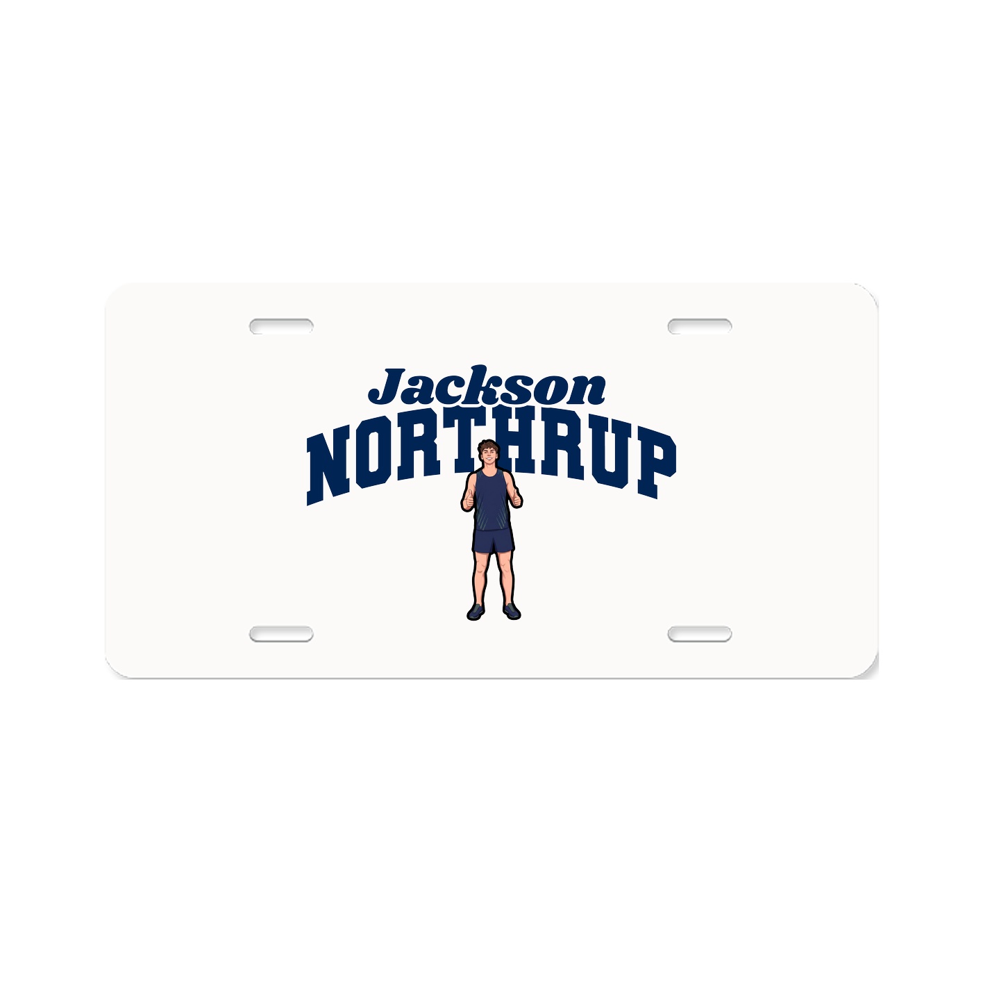 License Plate — Signature Arch in Classic