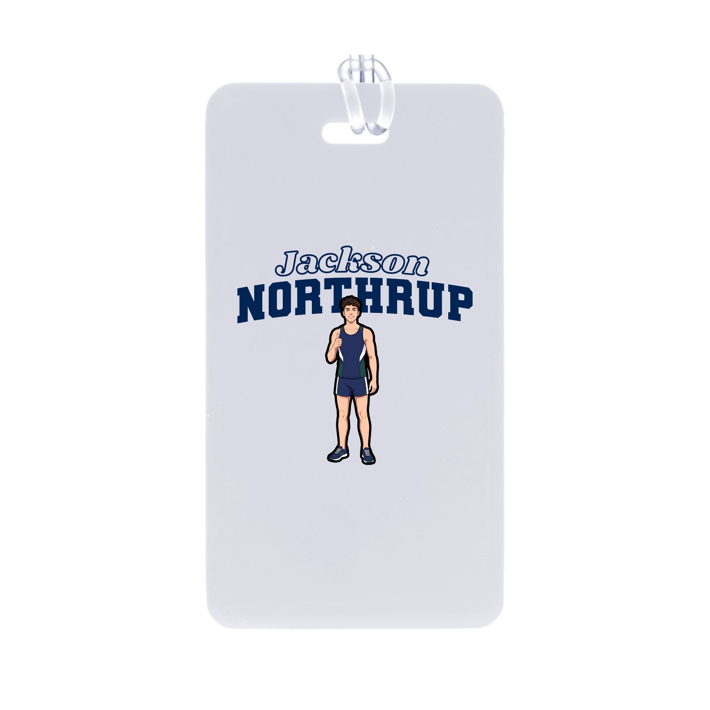 Bag Tag — Name Arch in Classic