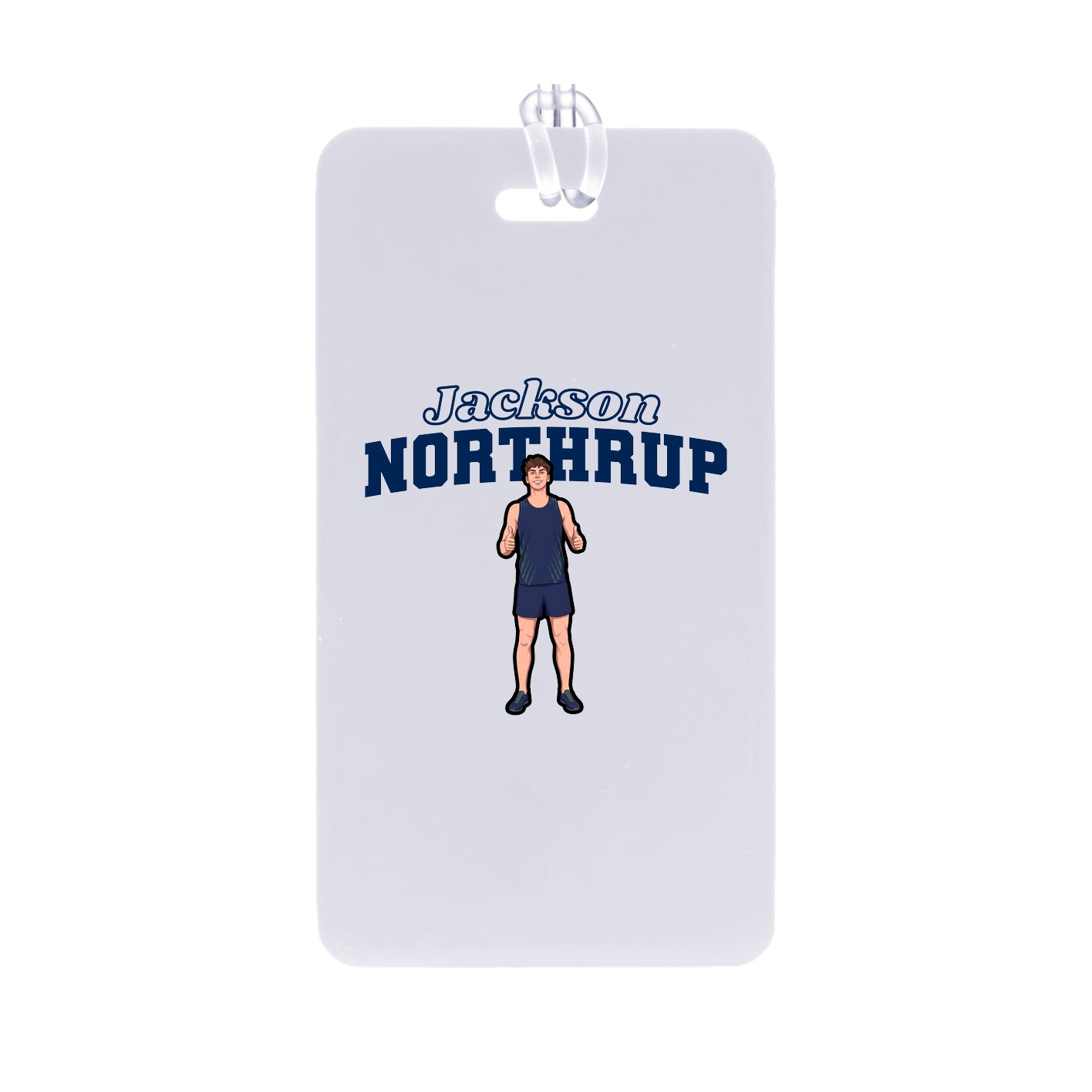 Bag Tag — Name Arch in Classic