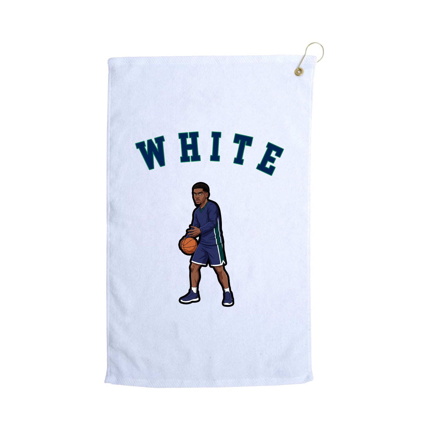 Golf Towel — Shirsey Arch in White