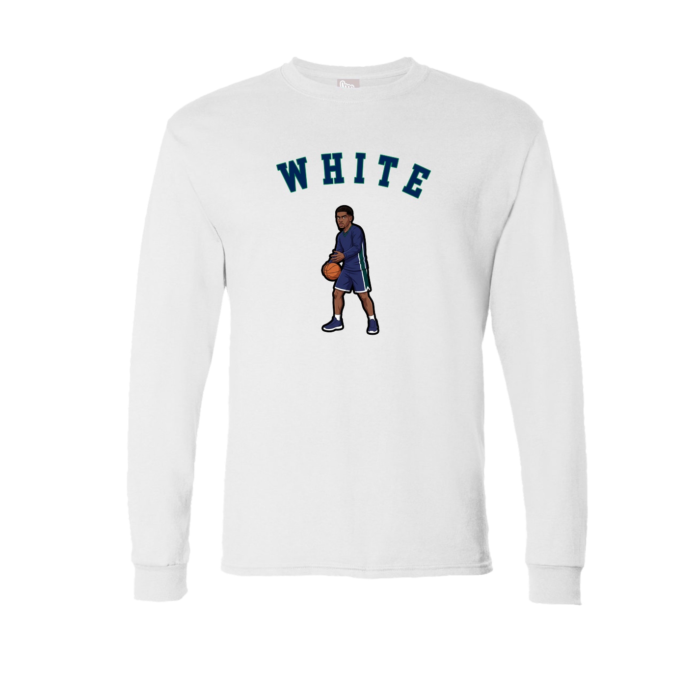 Long Sleeve Tee — Shirsey Arch in White