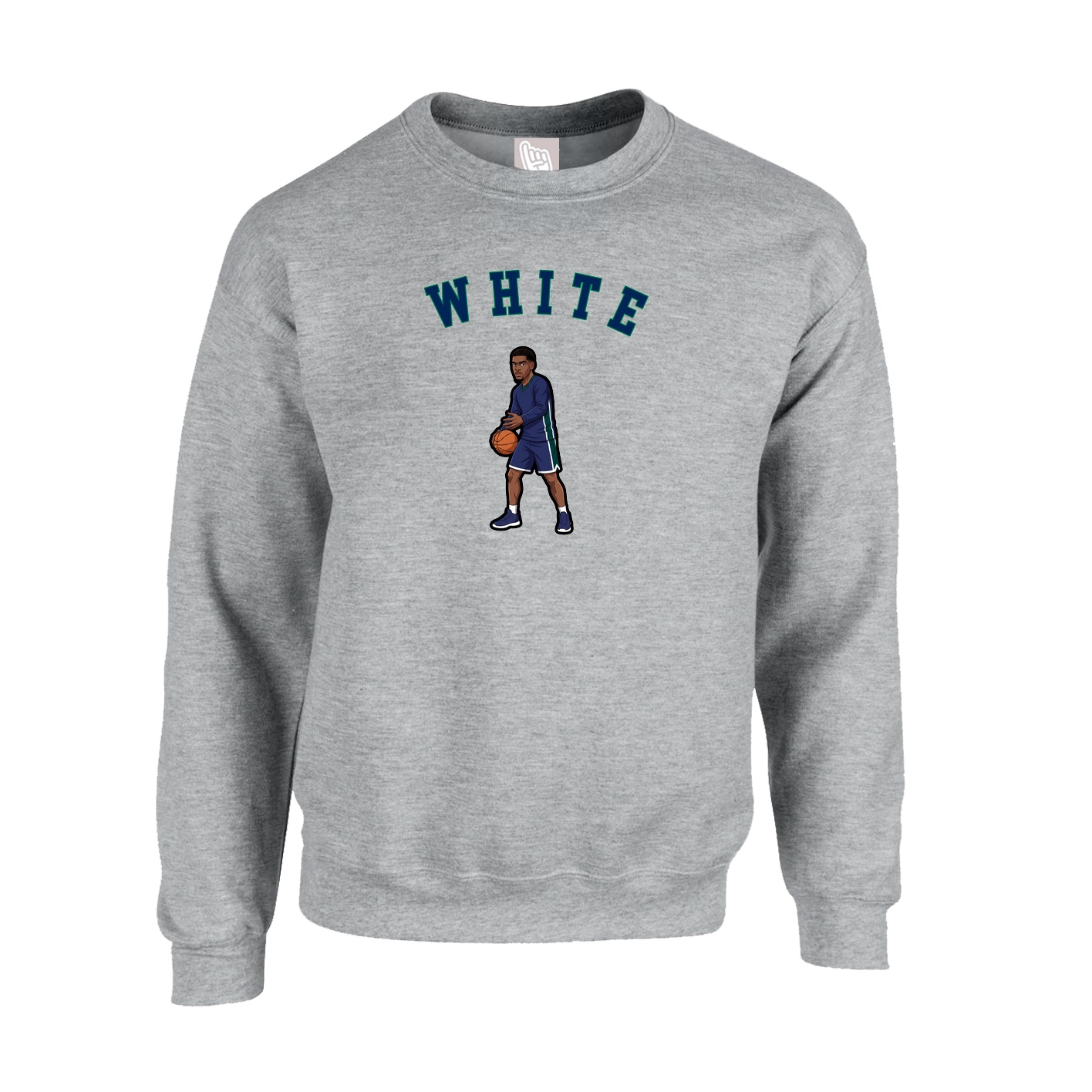 Fleece Crew — Shirsey Arch in Grey