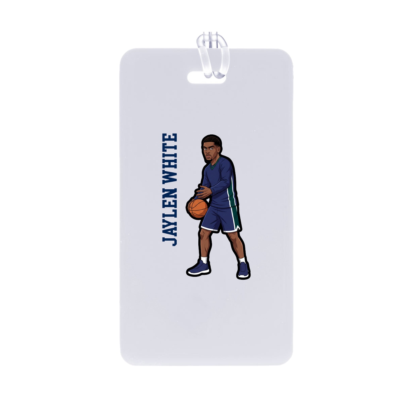 Bag Tag — Name Vertical in Classic