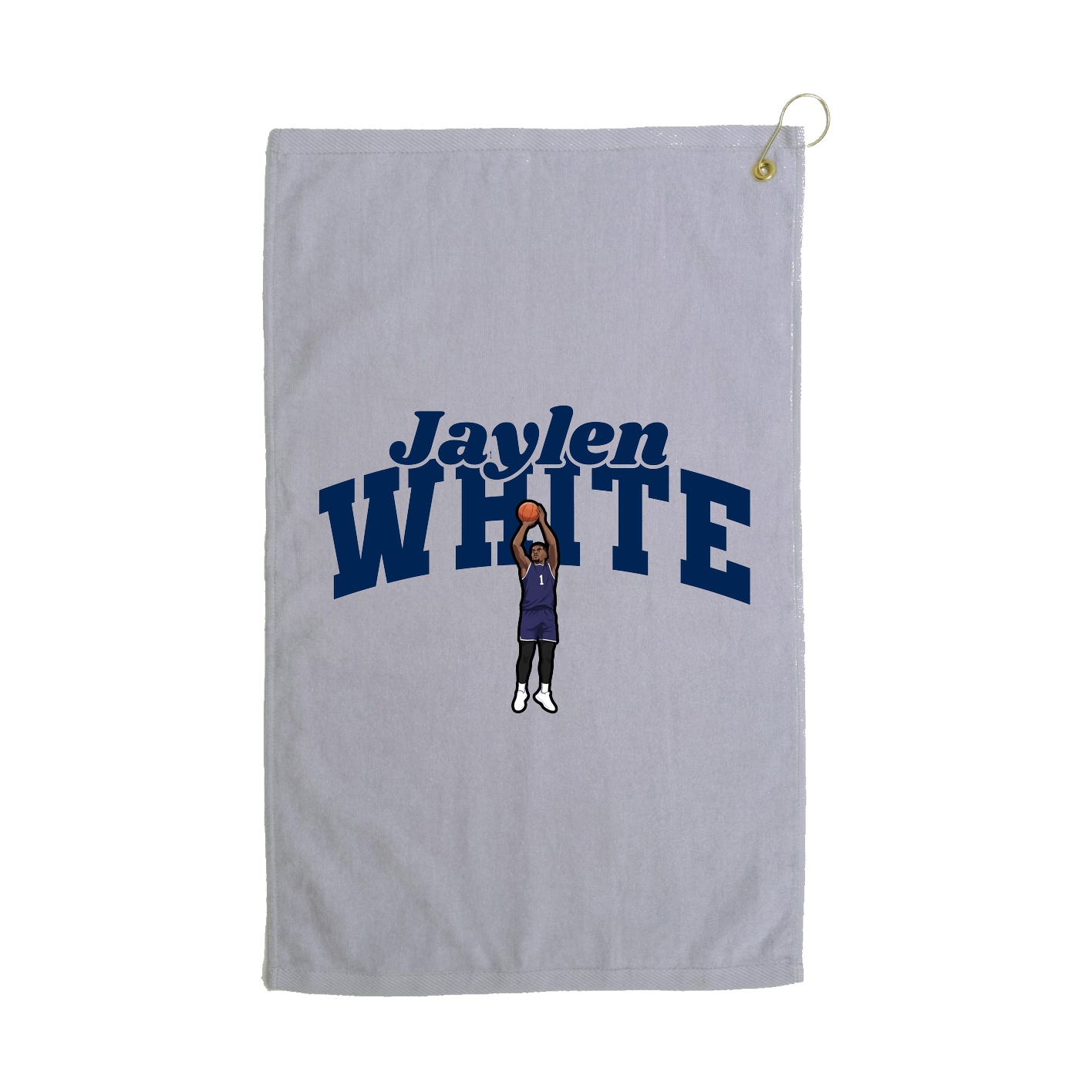 Golf Towel — Signature Arch in Grey