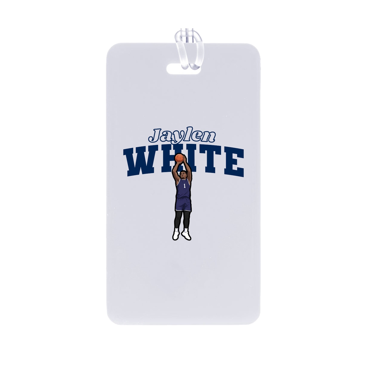 Bag Tag — Name Arch in Classic