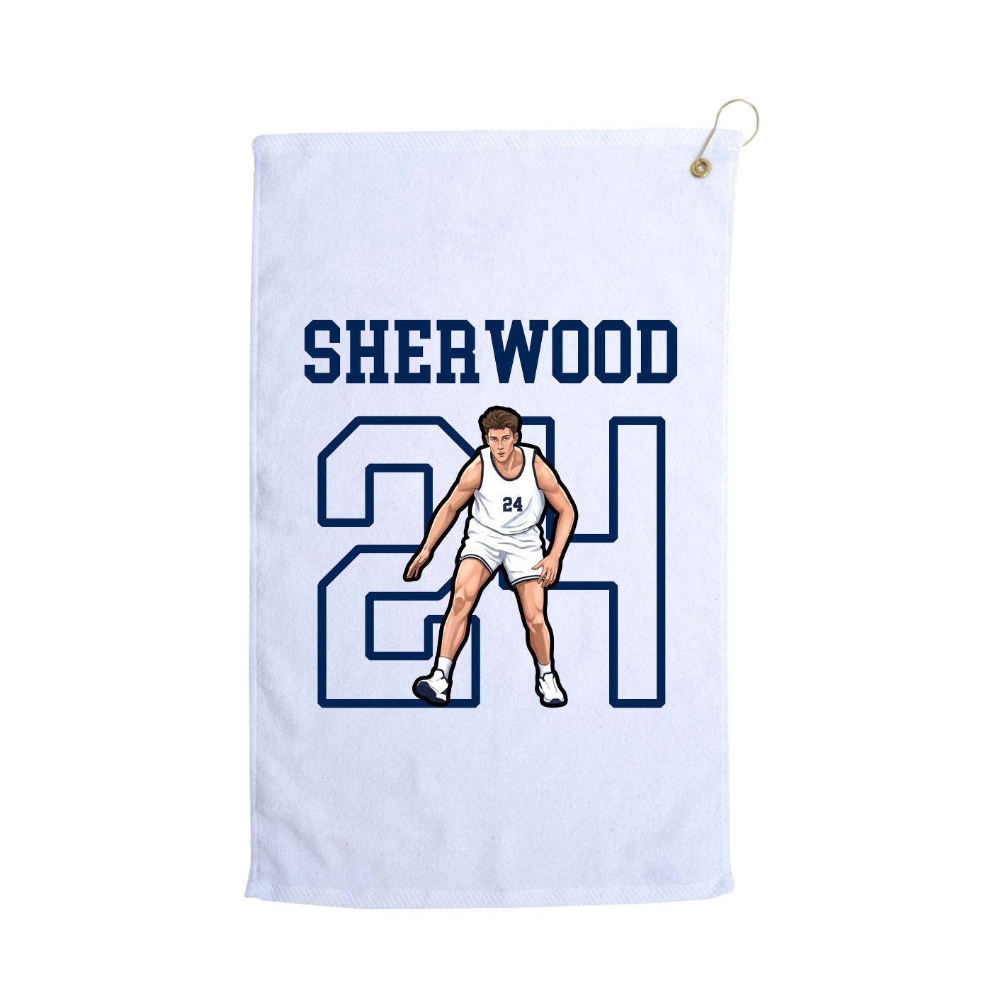 Golf Towel — Shirsey in White