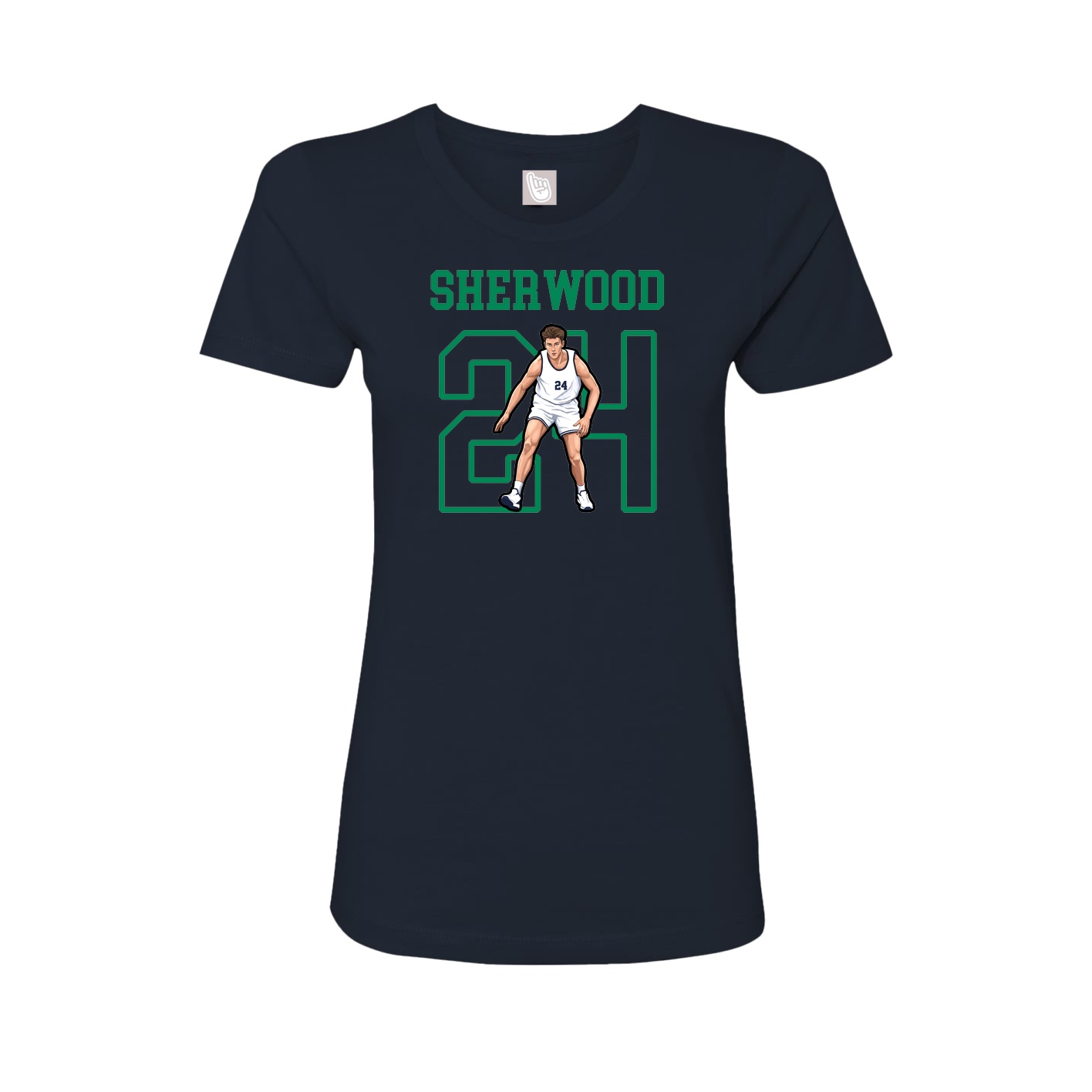 Fitted Women's Tee — Shirsey in Navy