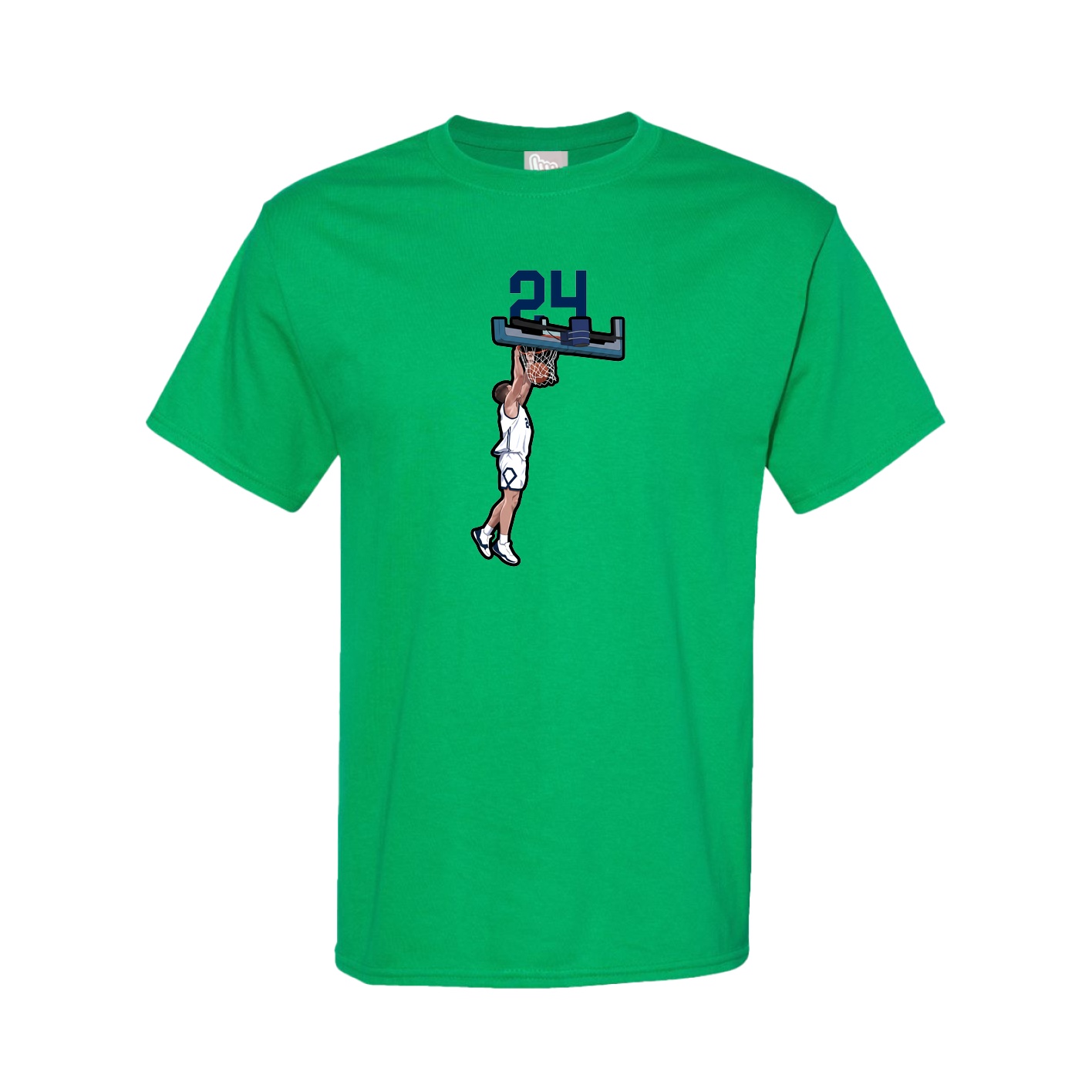 Youth Tee — Number Top in Green