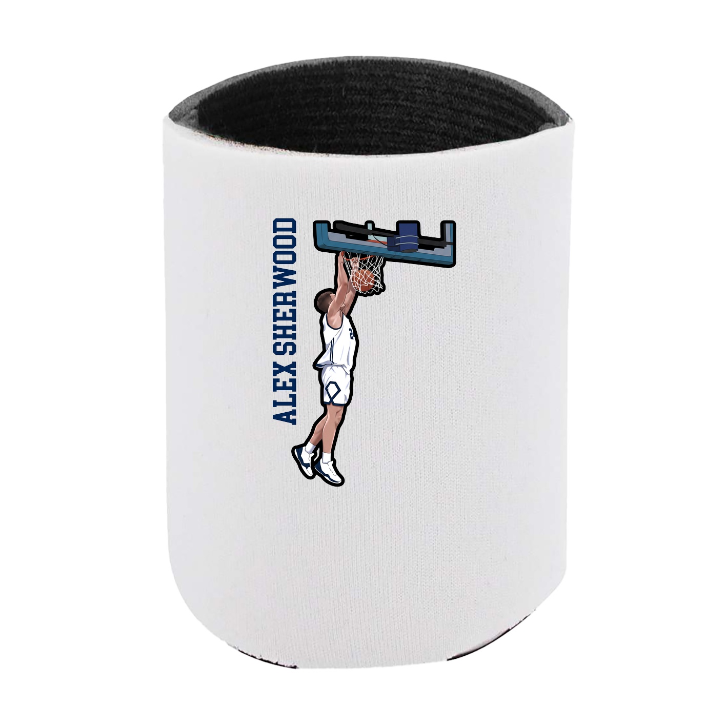 Can Holder — Name Vertical in White